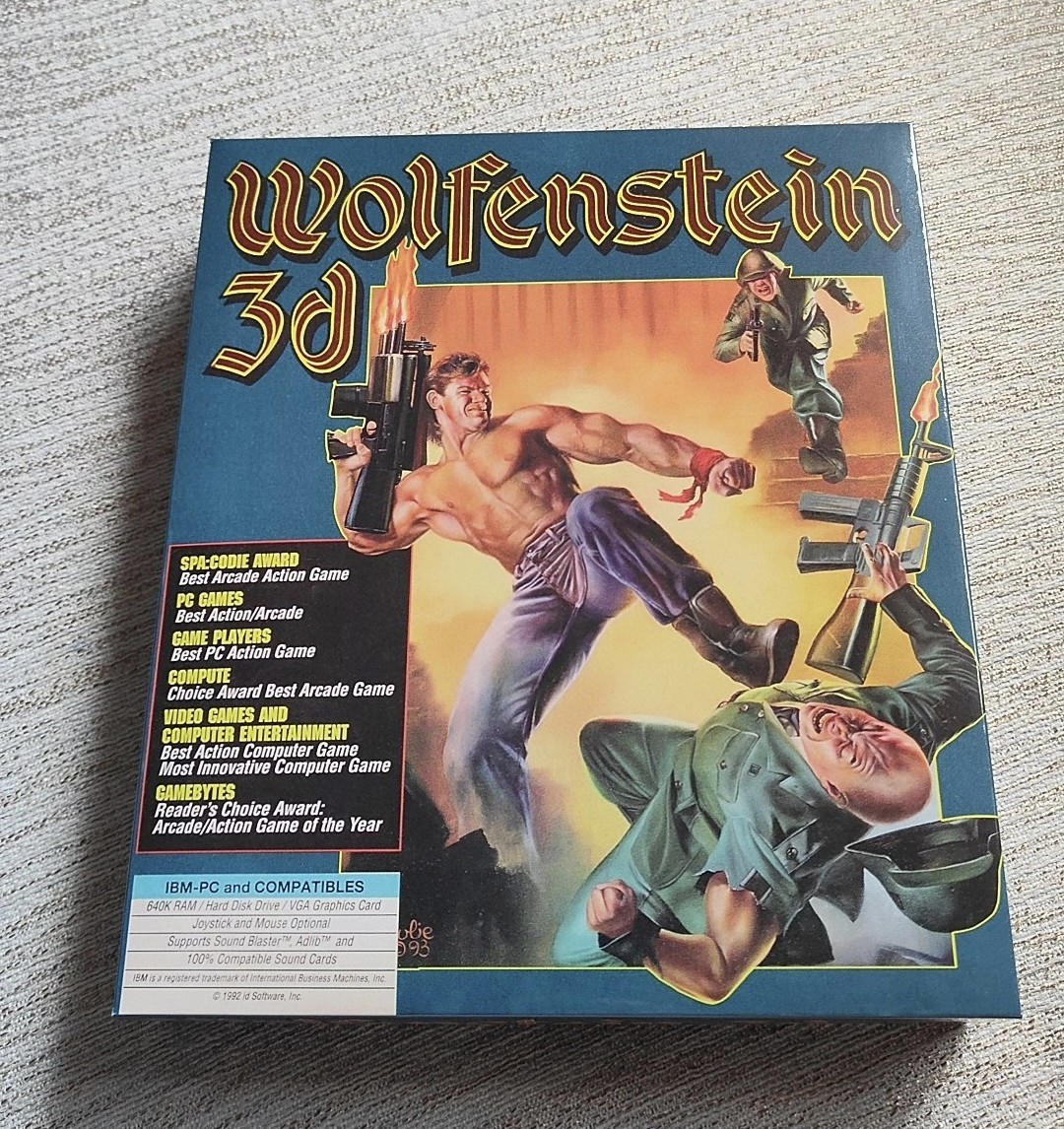 Wolfenstein 3D - asia  box PC Replica, not original