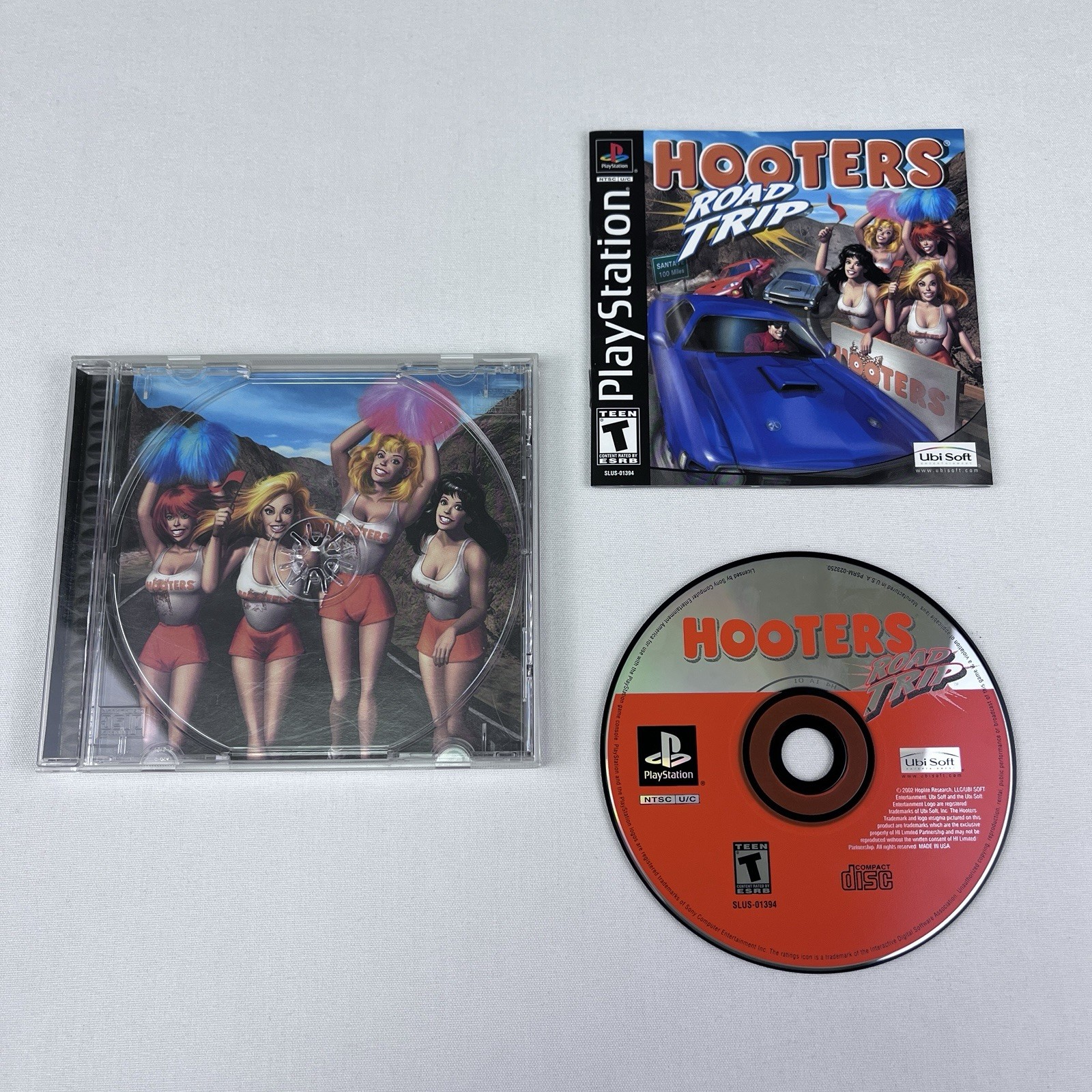 Hooters Road Trip (Sony PlayStation 1, 2002) CIB Complete Tested PS1 Video Game