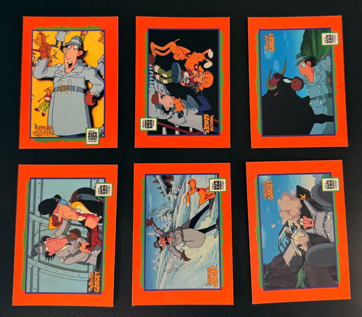 1991 Impel Trading Card Treats INSPECTOR GADGET Complete 6 Card SET M/NM