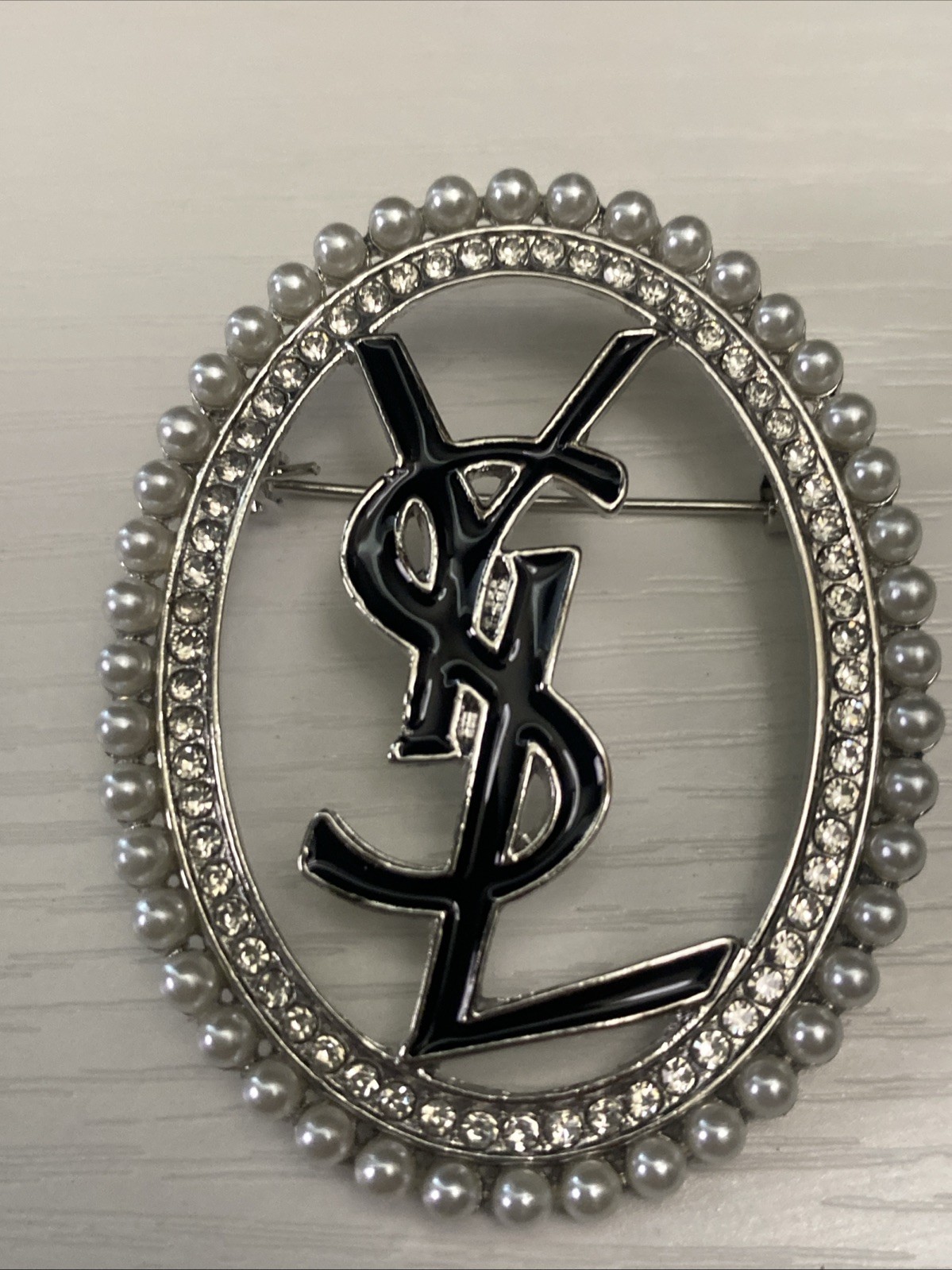 Beutiful Elegant Brooch Pin By Yves Saint Laurent