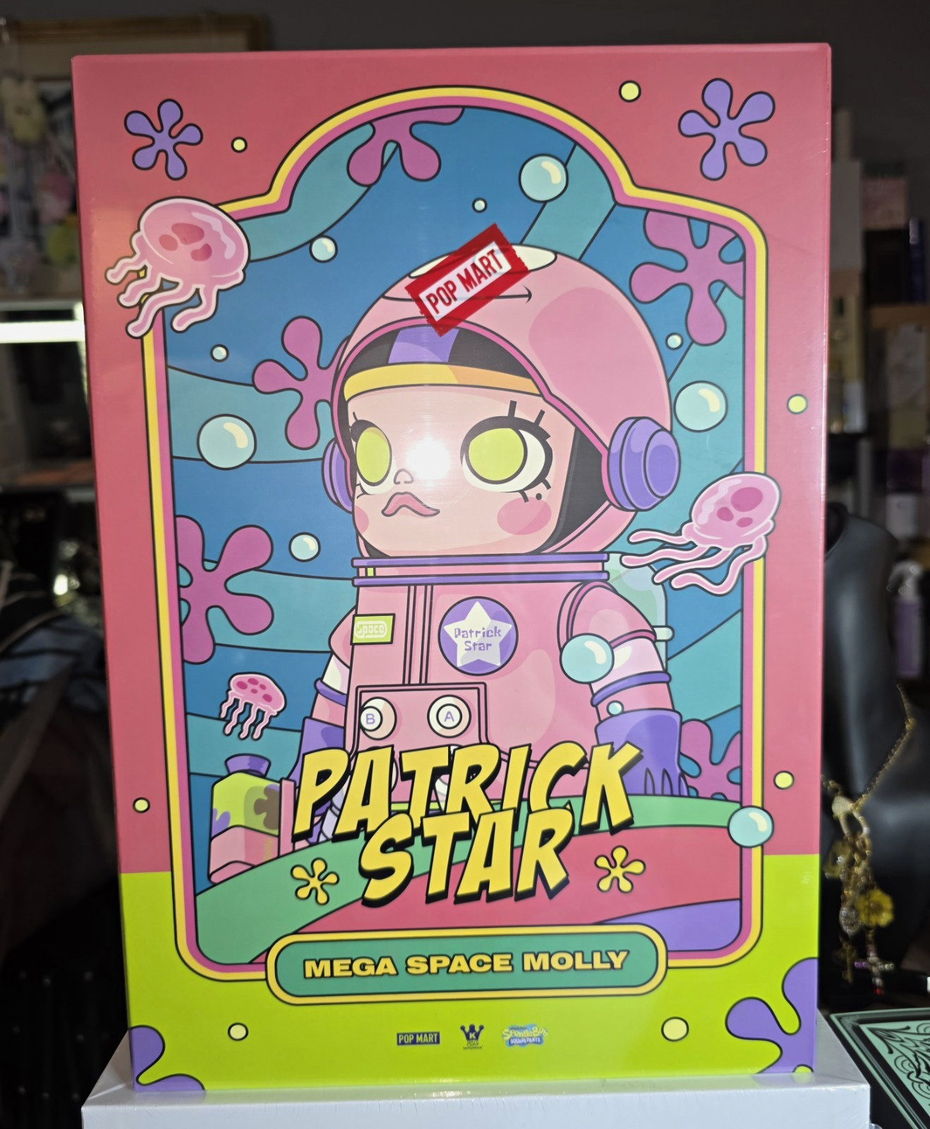POP MART MEGA SPACE MOLLY 400% Patrick Star SpongeBob SquarePants Boxed