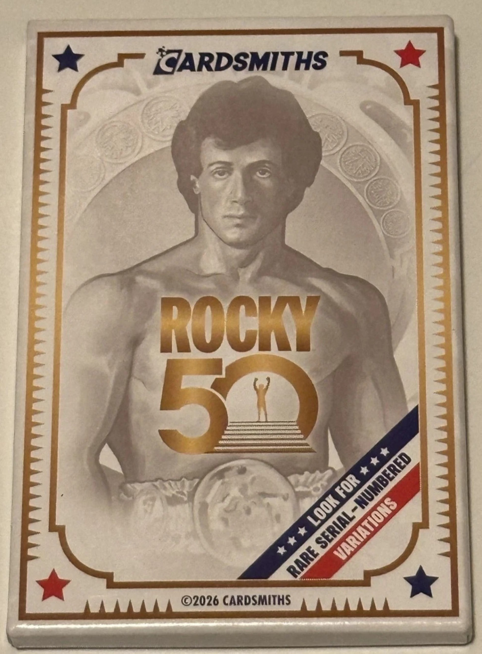 Cardsmiths Rocky 50th Anniversary Trading Cards Pack - NATIONAL 2026