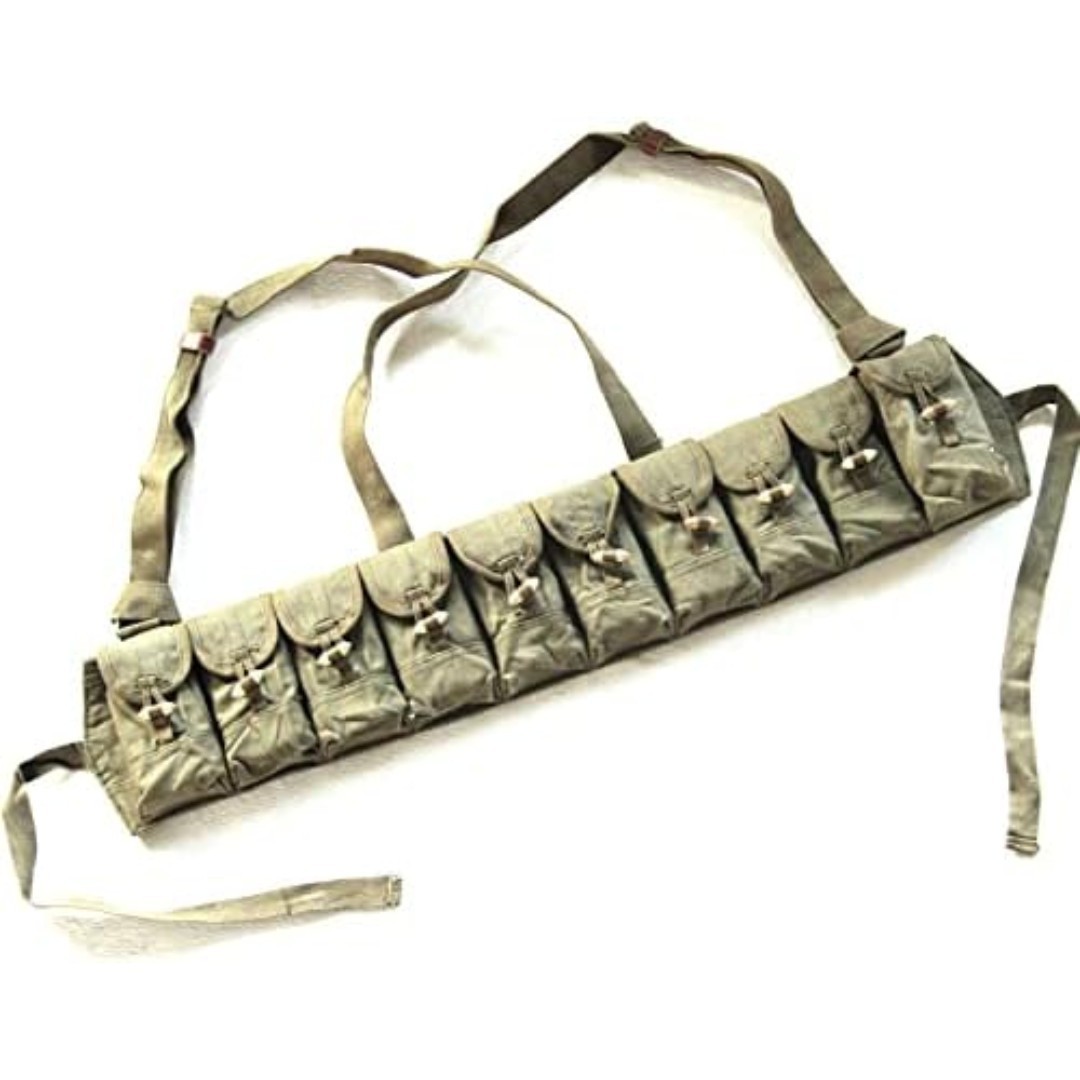 Chinese Surplus Type 56 Semi SKS Chest Rig 7.62Mm 10 Cells Bandolier Pouch