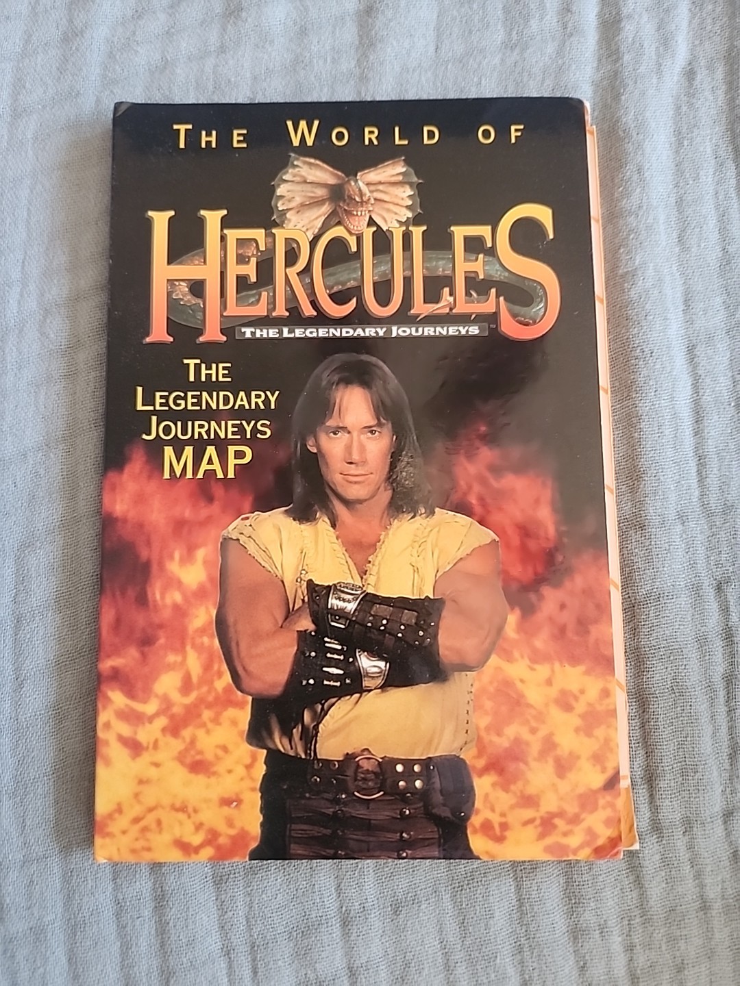 The World of Hercules The Legendary Journeys Map VG 1998 