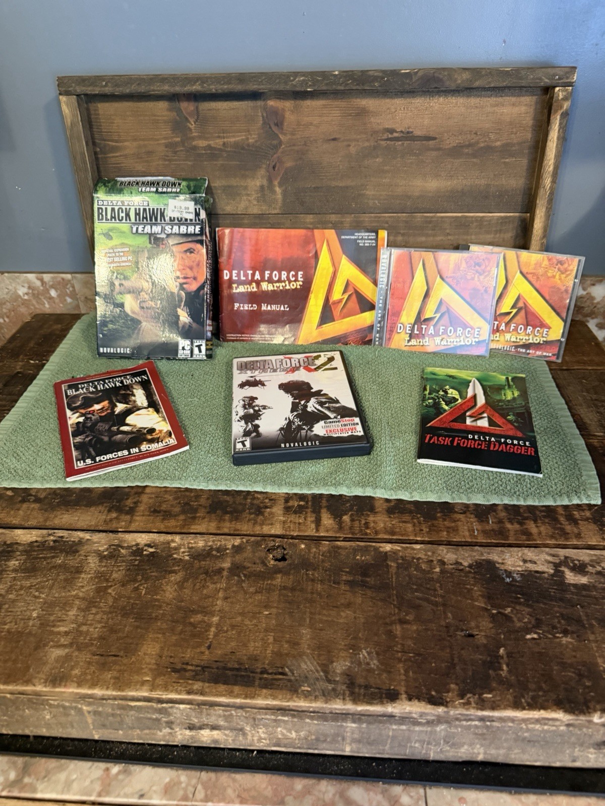 Delta Force PC Game Lot Black Hawk Down Xtreme 2 Land Warrior Complete