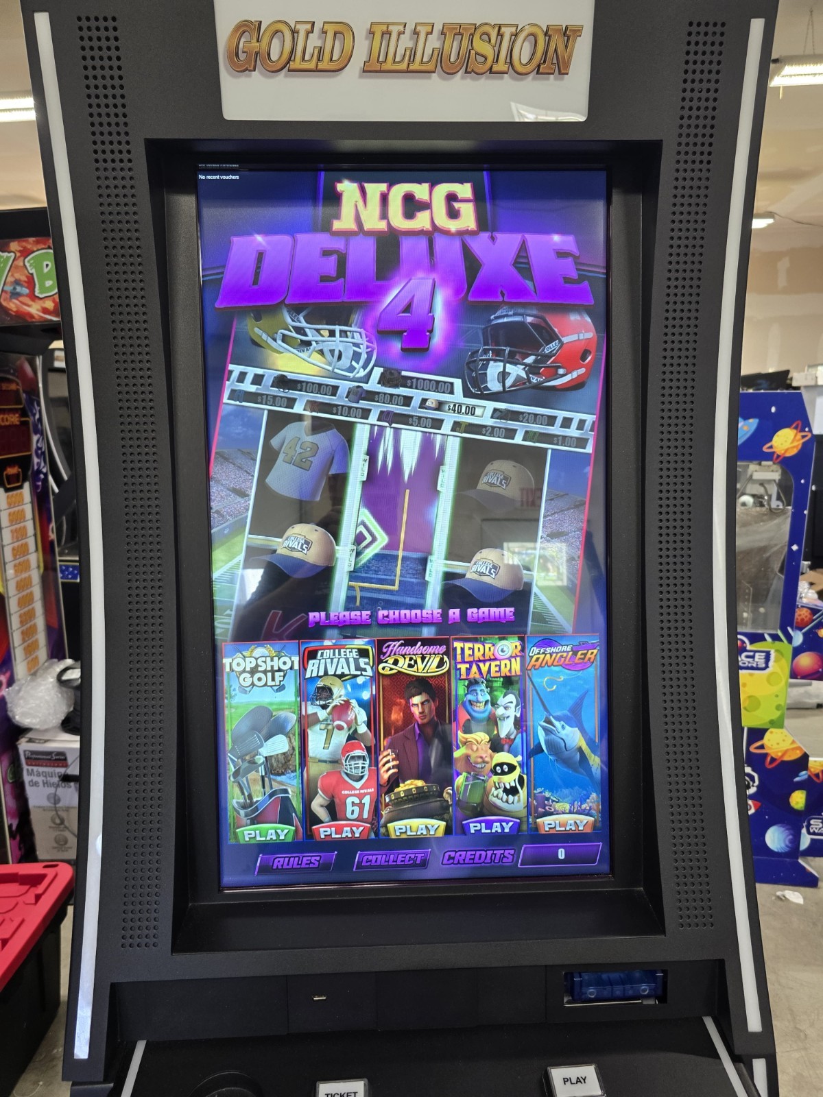 USA BANILLA  GAMES NCG DELUXE 4  ORIGINAL GREY
