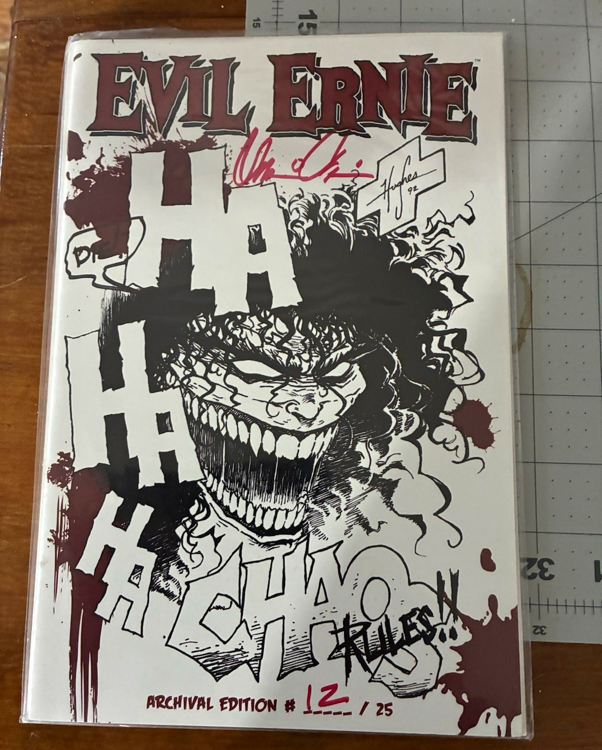 Evil Ernie HA HA HA Special Tales Archival Ed #12/25 Signed Brian Pulido