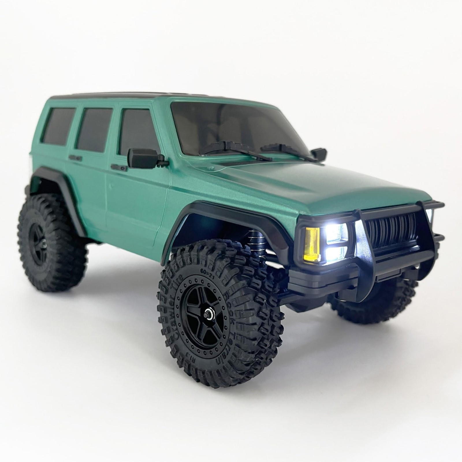 HLSFWDRIVE RC Rock Crawler 4x4 RC Jeep Truck 1/18 Scale Remote Control Crawle...