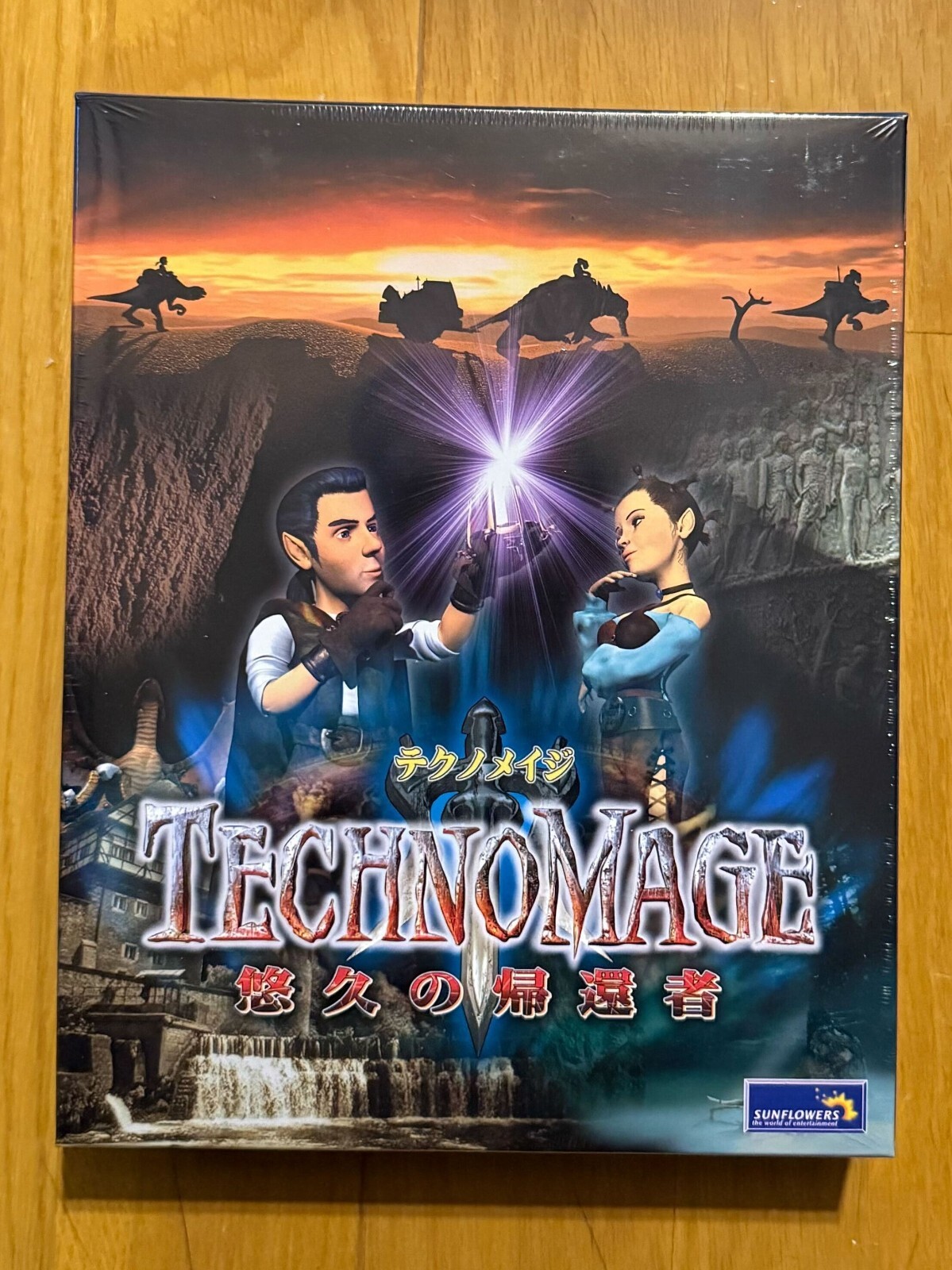 TechnoMage Sunflowers PC Game Windows 95 98 Japan 2000 New Sealed Rare