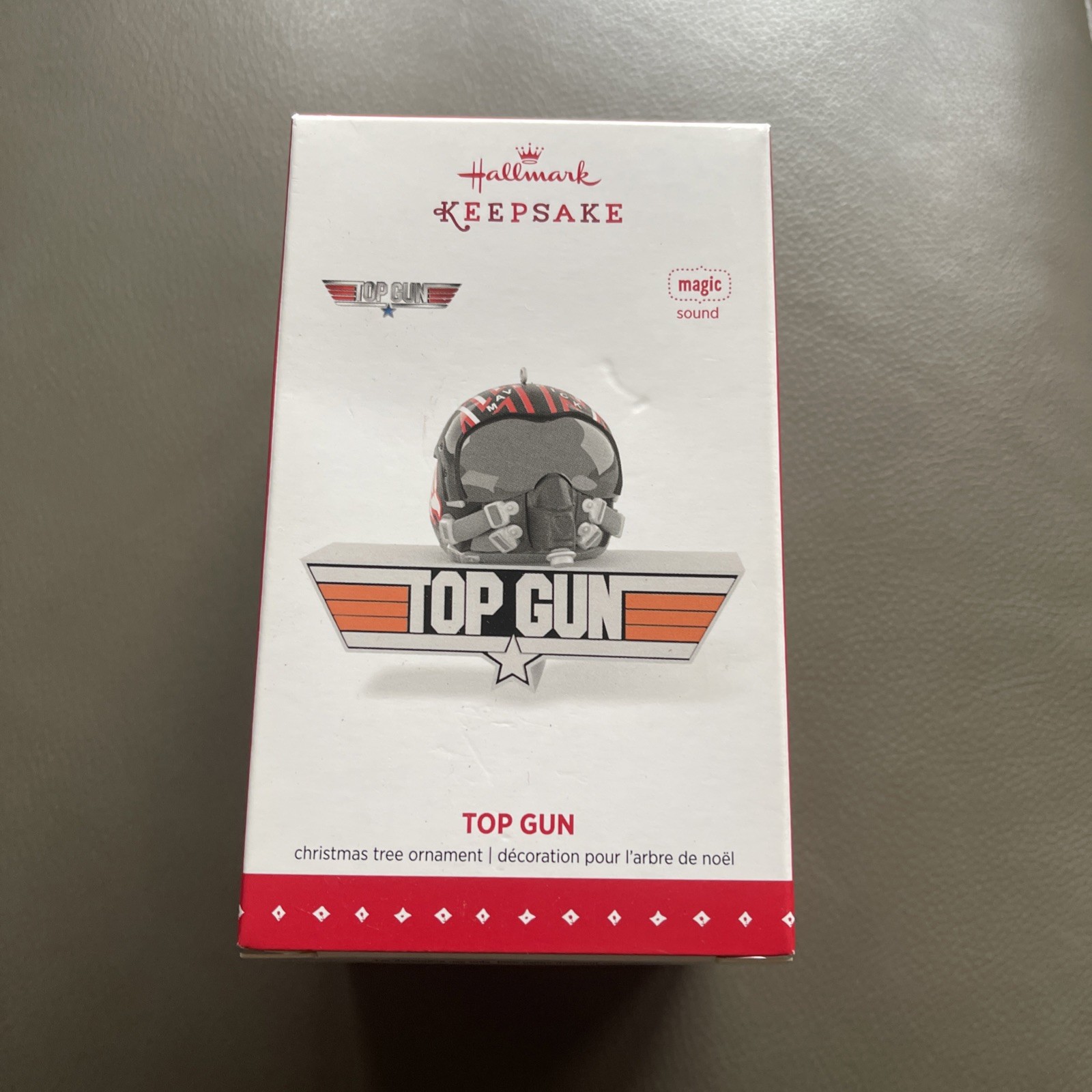 2015 Hallmark Christmas Ornament Top Gun