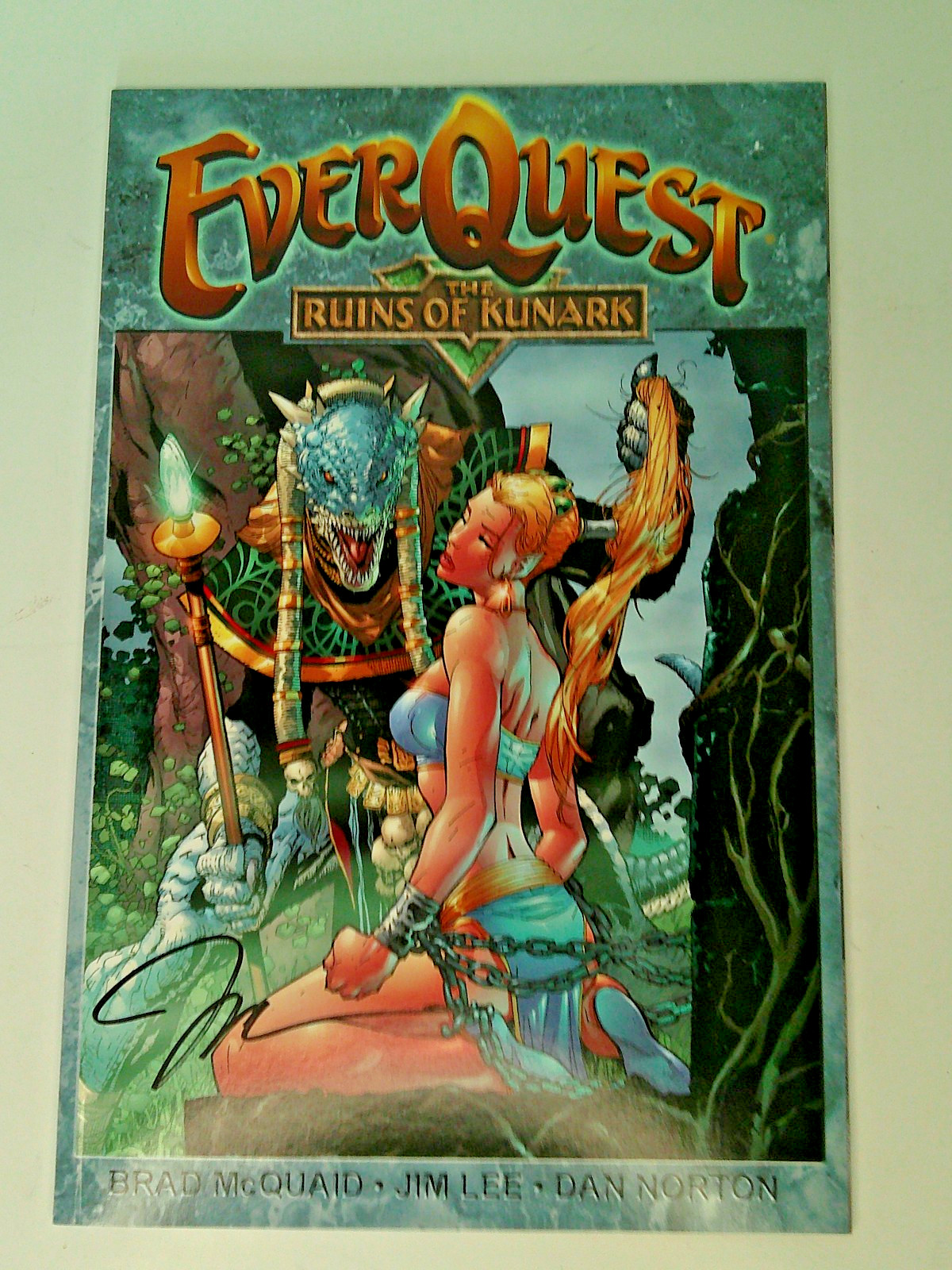 Jim Lee Autograph Signed Wildstorm's EverQuest Ruins of Kunark Comic Book