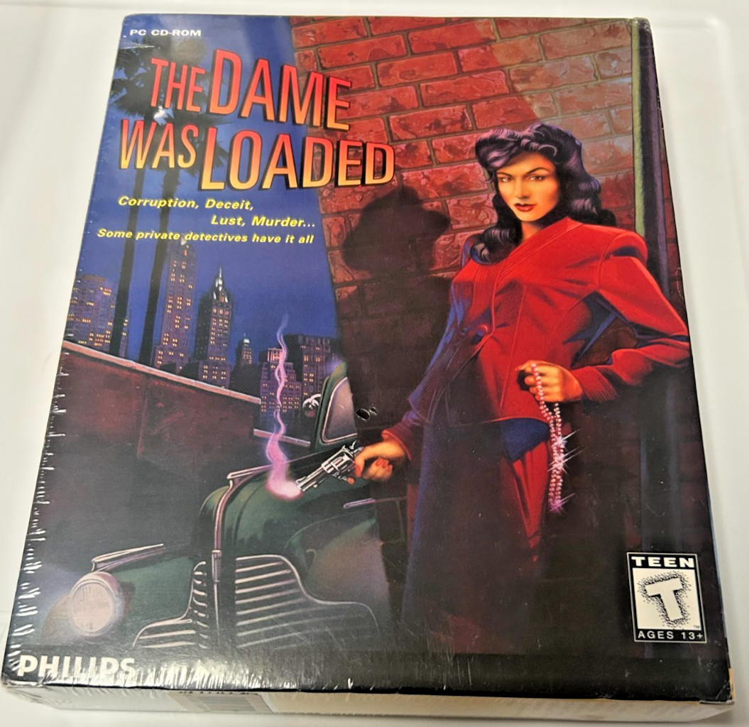 The Dame Was Loaded (PC, 1995) Philips Sealed
