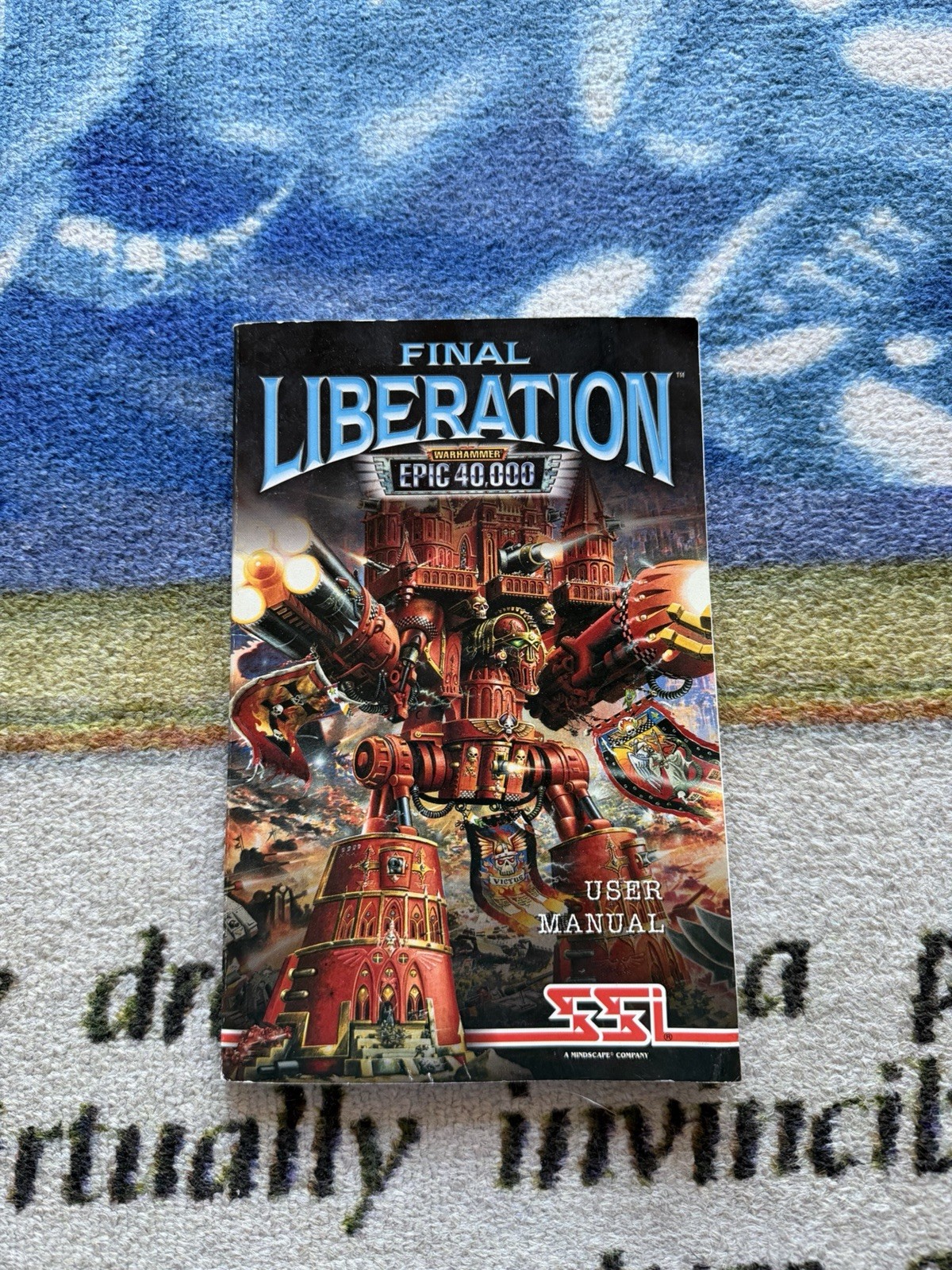 Warhammer Epic 40,000 Final Liberation PC Game Instruction Booklet Manual ONLY