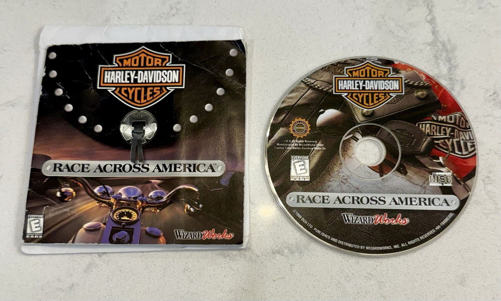 Harley-Davidson Race Across America PC Game WizardWorks 1999 Tested Working
