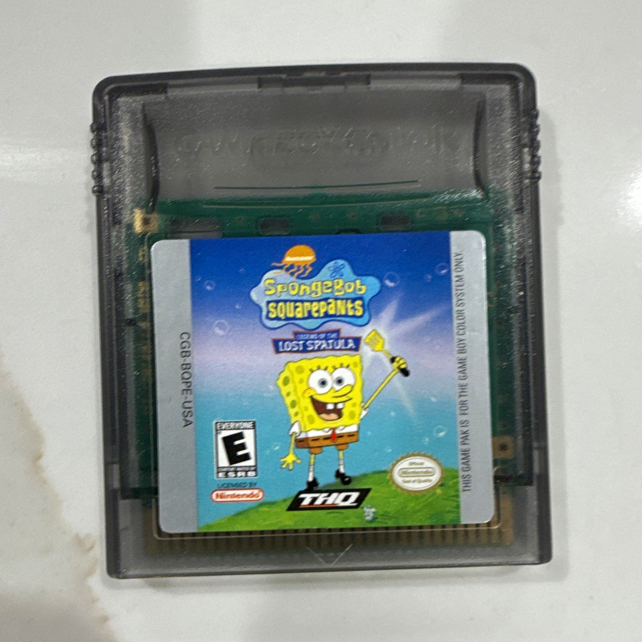 THQ SpongeBob SquarePants: Legend of the Lost Spatula GBC NTSC-U/C E