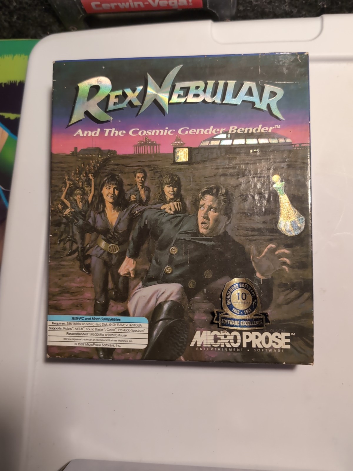 Rex Nebular and the Cosmic Gender Bender (Ibm-PC, 1992) Box Only