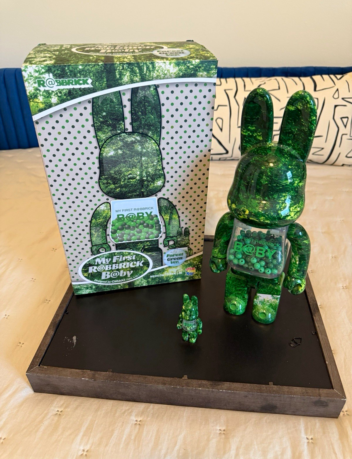 Medicom Toy My First R@BBRICK Baby Forest Green Ver. Plastic Vinyl Figure +Acc