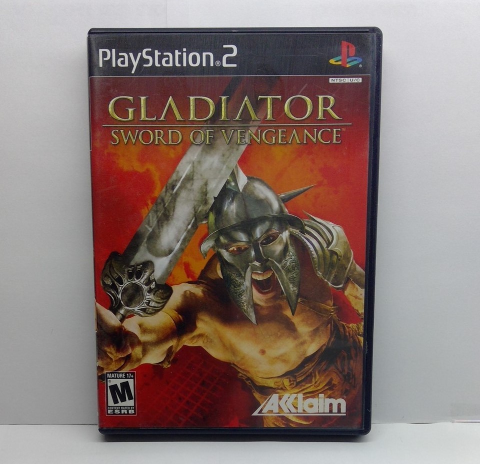 Gladiator: Sword of Vengeance (PlayStation 2, 2003) Clean Tested Working