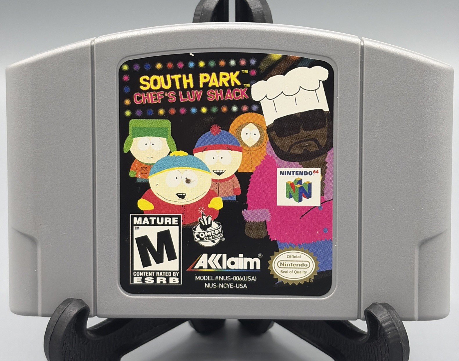 South Park Chef's Luv Shack Nintendo 64  Authentic💯 Cleaned & Tested✅ Mint💎