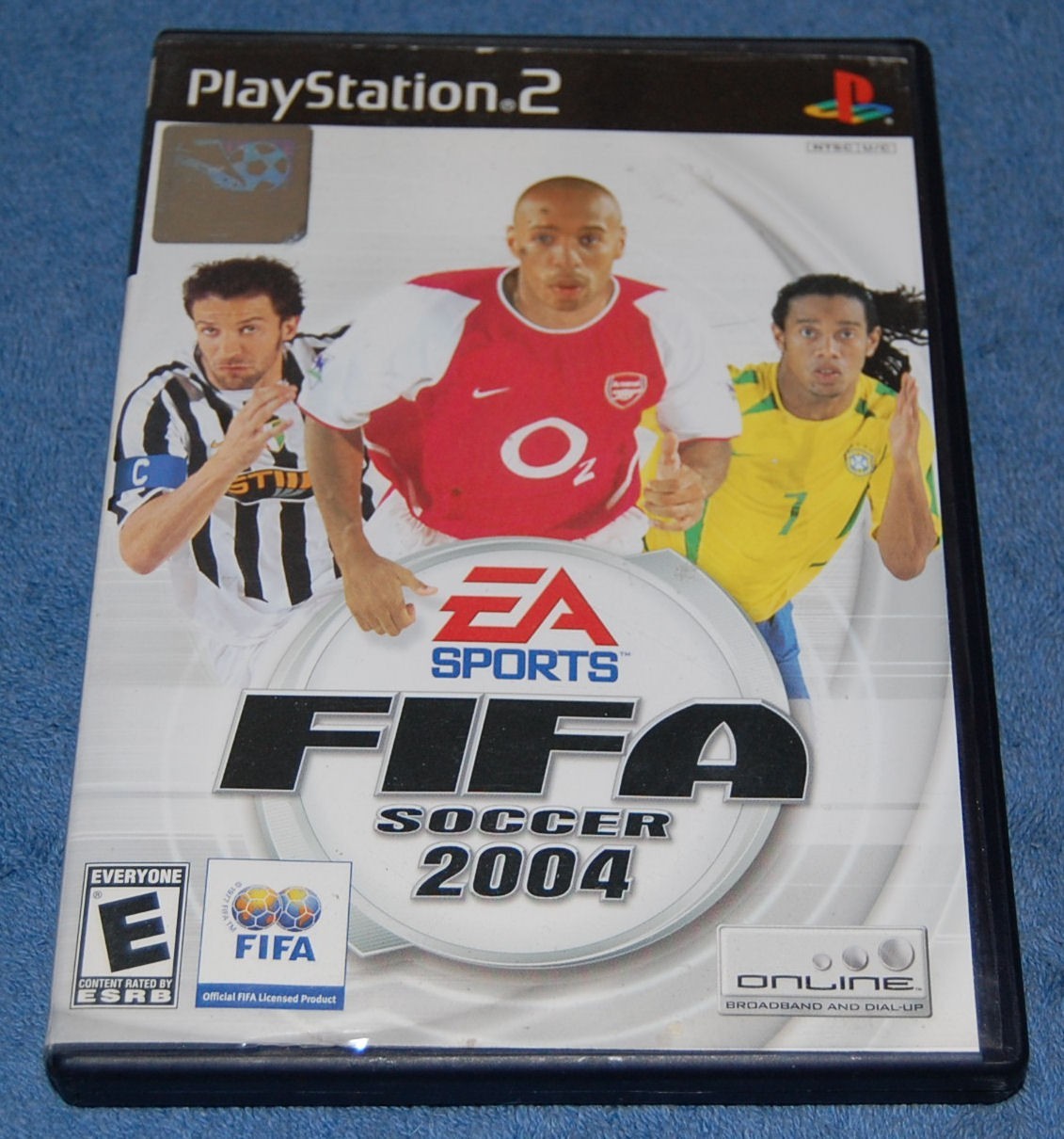 EA Sports FIFA Soccer 2004 Sony Playstation 2 Game, Complete Tested, Cleaned