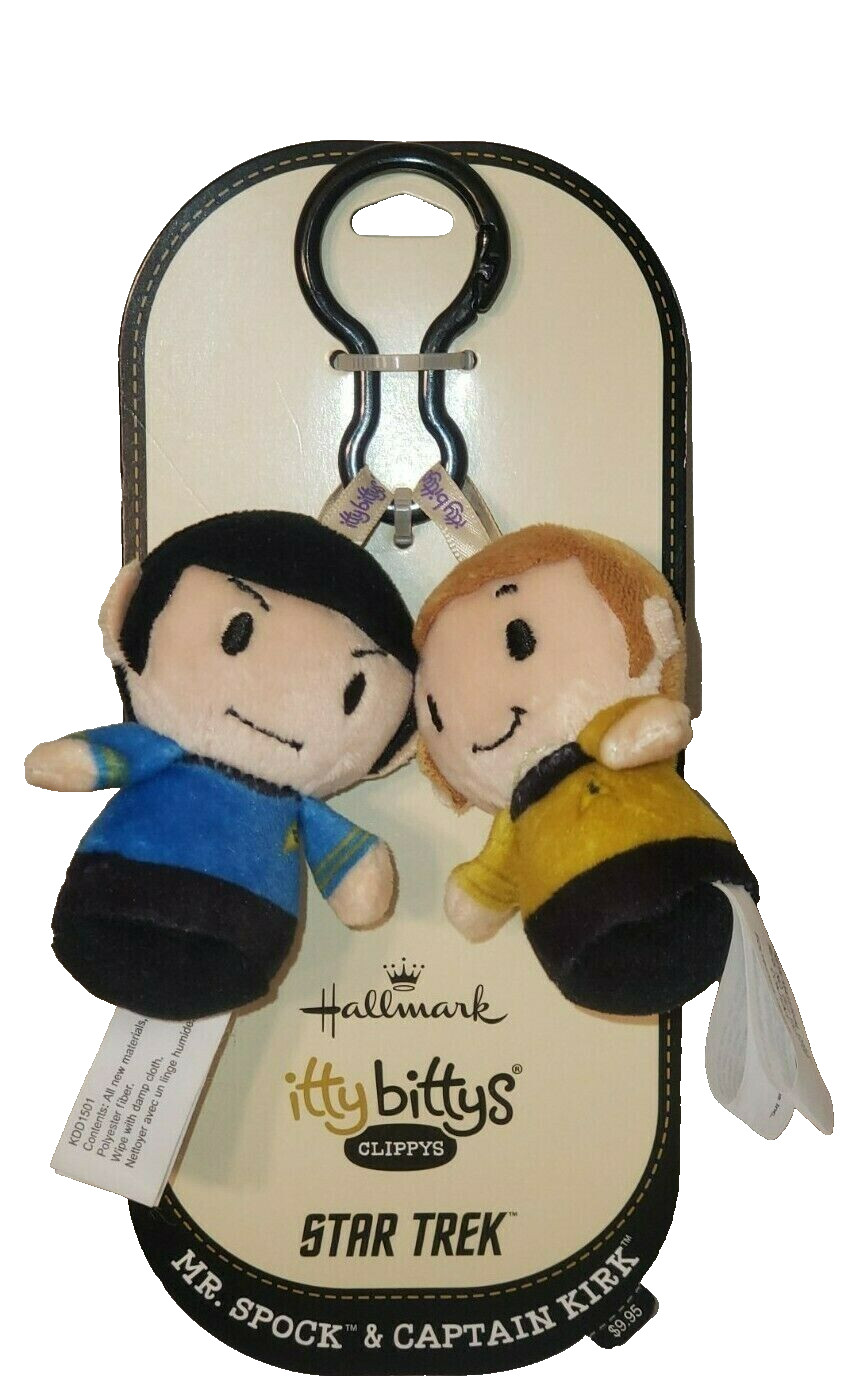 Hallmark Itty Bittys Clippys - MR. SPOCK & CAPTAIN KIRK (Star Trek) 2
