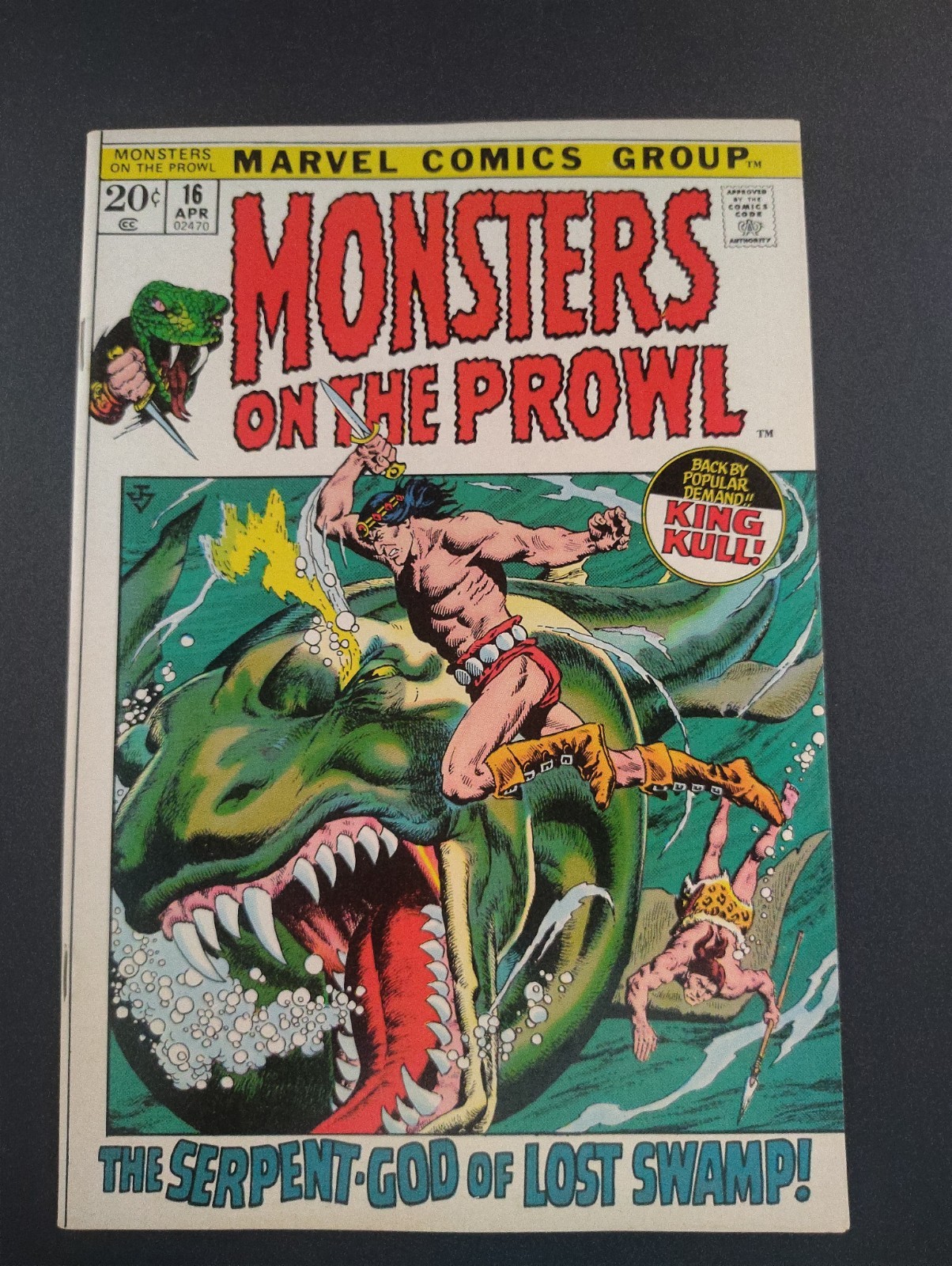 MONSTERS ON THE PROWL#16 🧟NM STUNNING COPY(B14) RARE 1972 