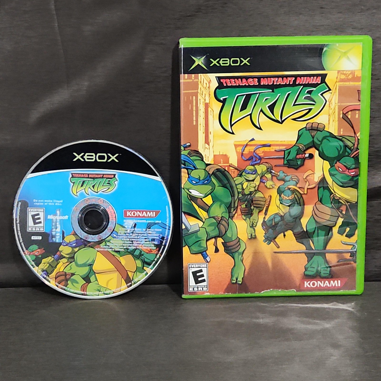 Teenage Mutant Ninja Turtles Microsoft Xbox Game E Konami NTSC 2003