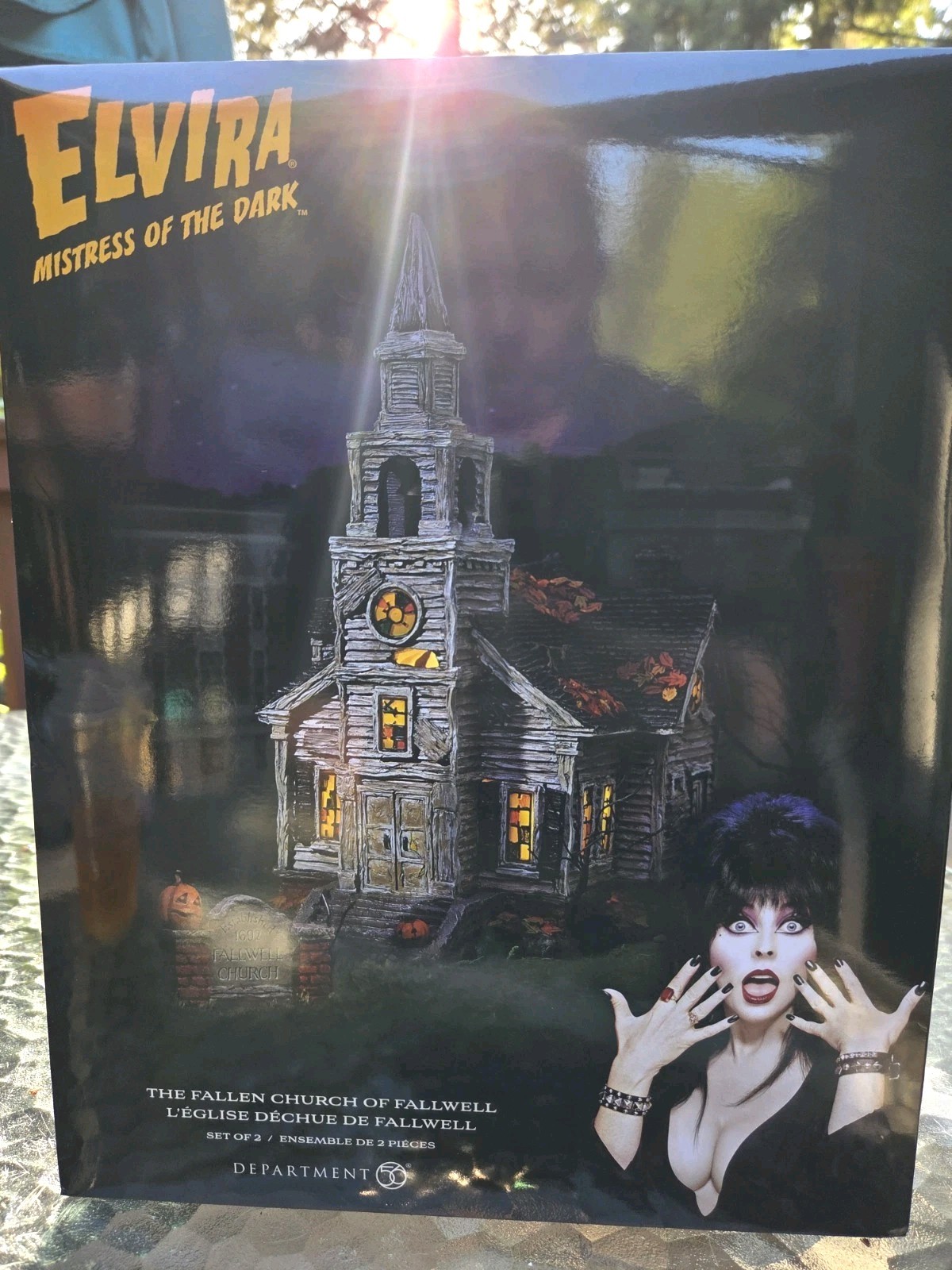 Dept 56 Elvira The Fallen Church Of Fallwell Village 6013669 New In Box ByEnesco