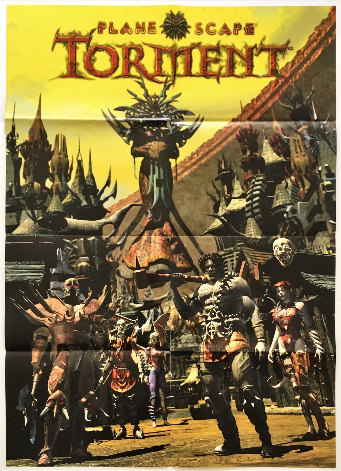 Planescape Torment - Original Poster - Video Game Promo Art - Black Isle - 1999