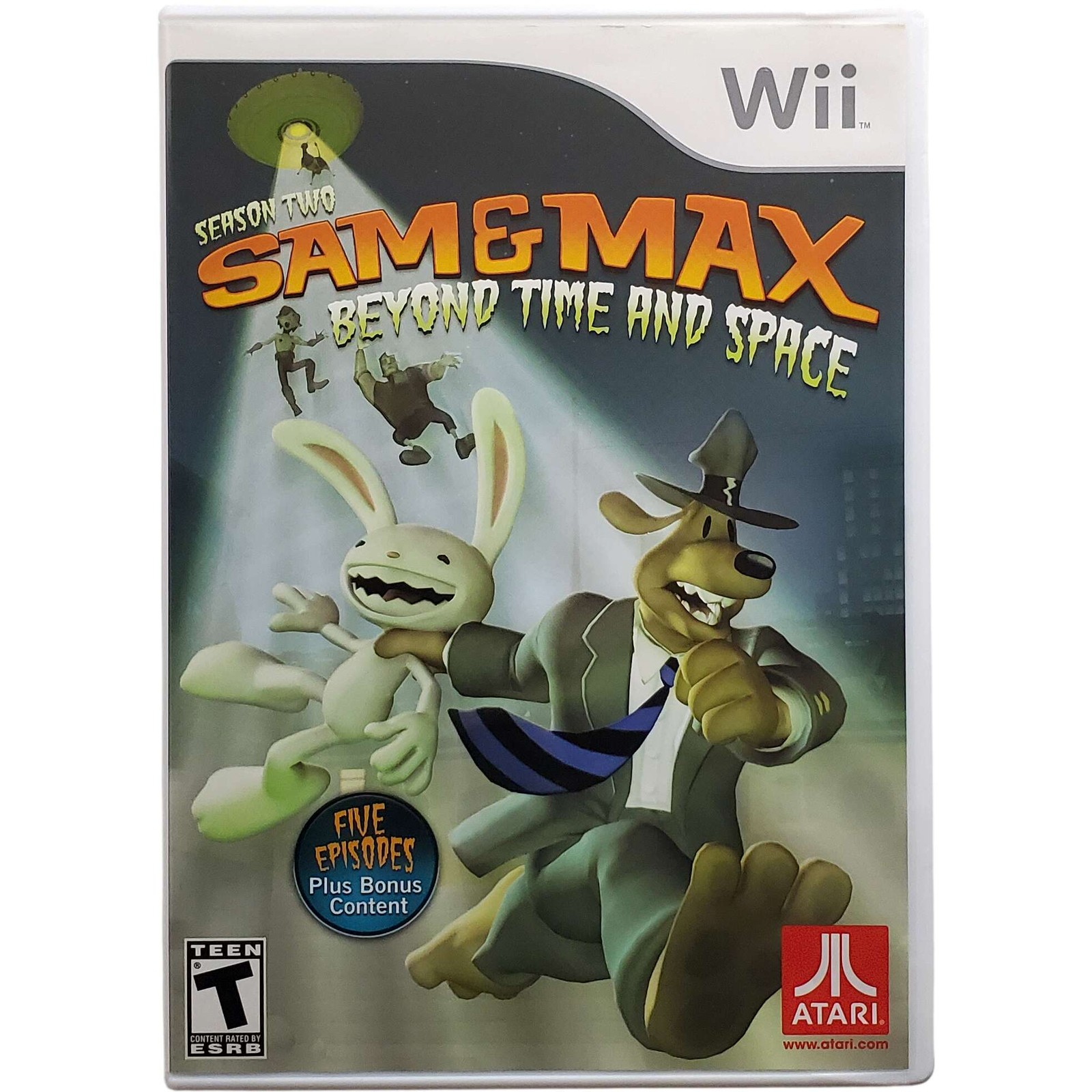 Sam & Max Season Two Beyond Time And Space - Nintendo Wii Pristine 1Y Guarantee