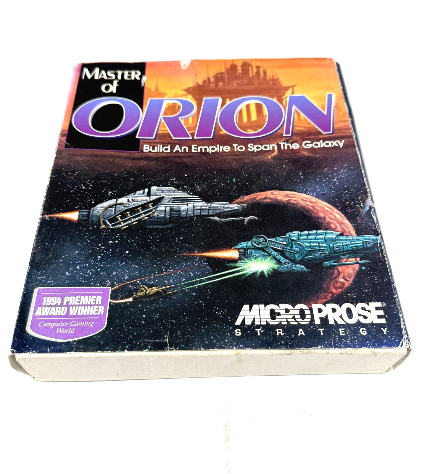 Master of Orion PC Big Box MicroProse 1994 Big Box Complete with Game and Manual