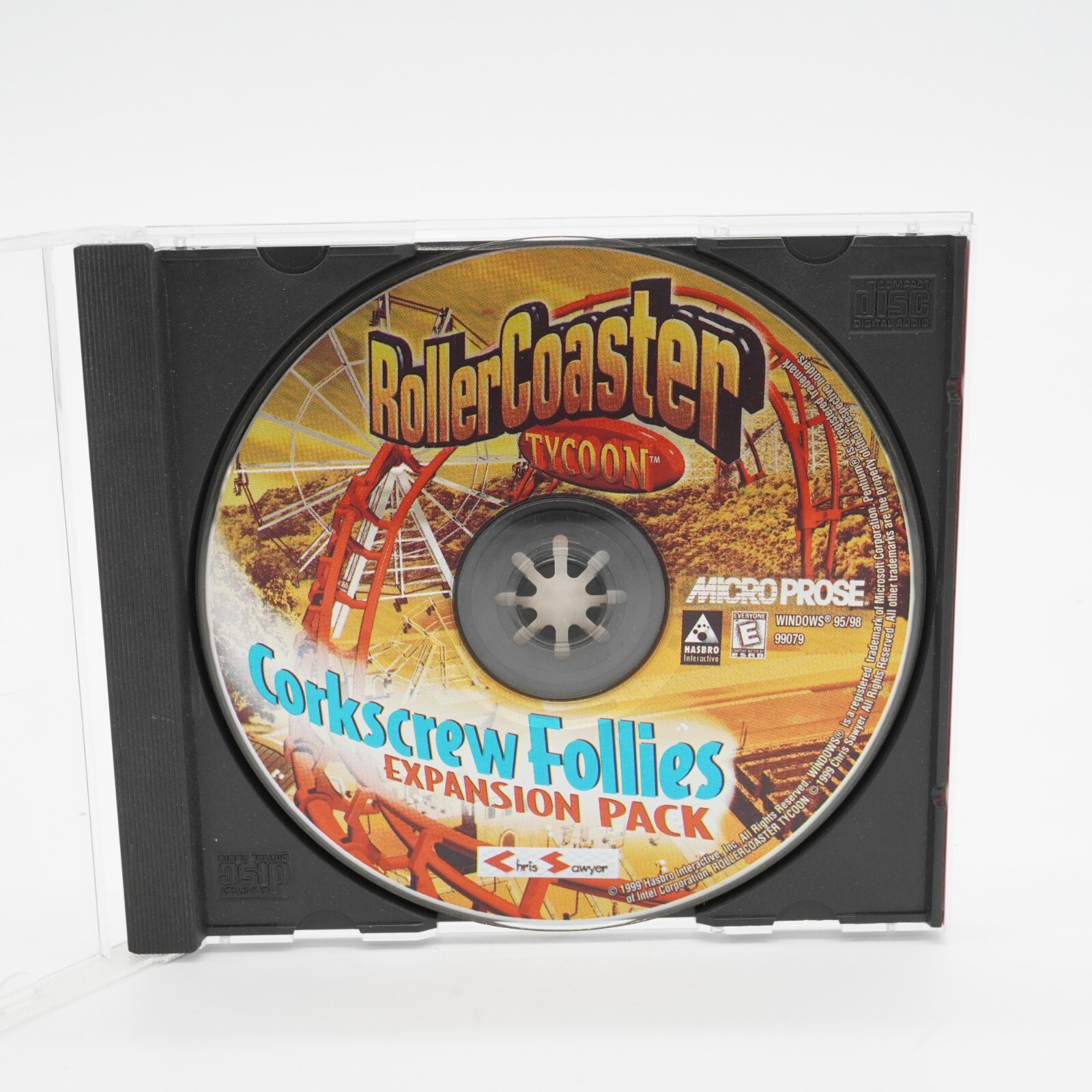 Roller Coaster Tycoon: Corkscrew Follies(PC, 1999) Case & Disc only