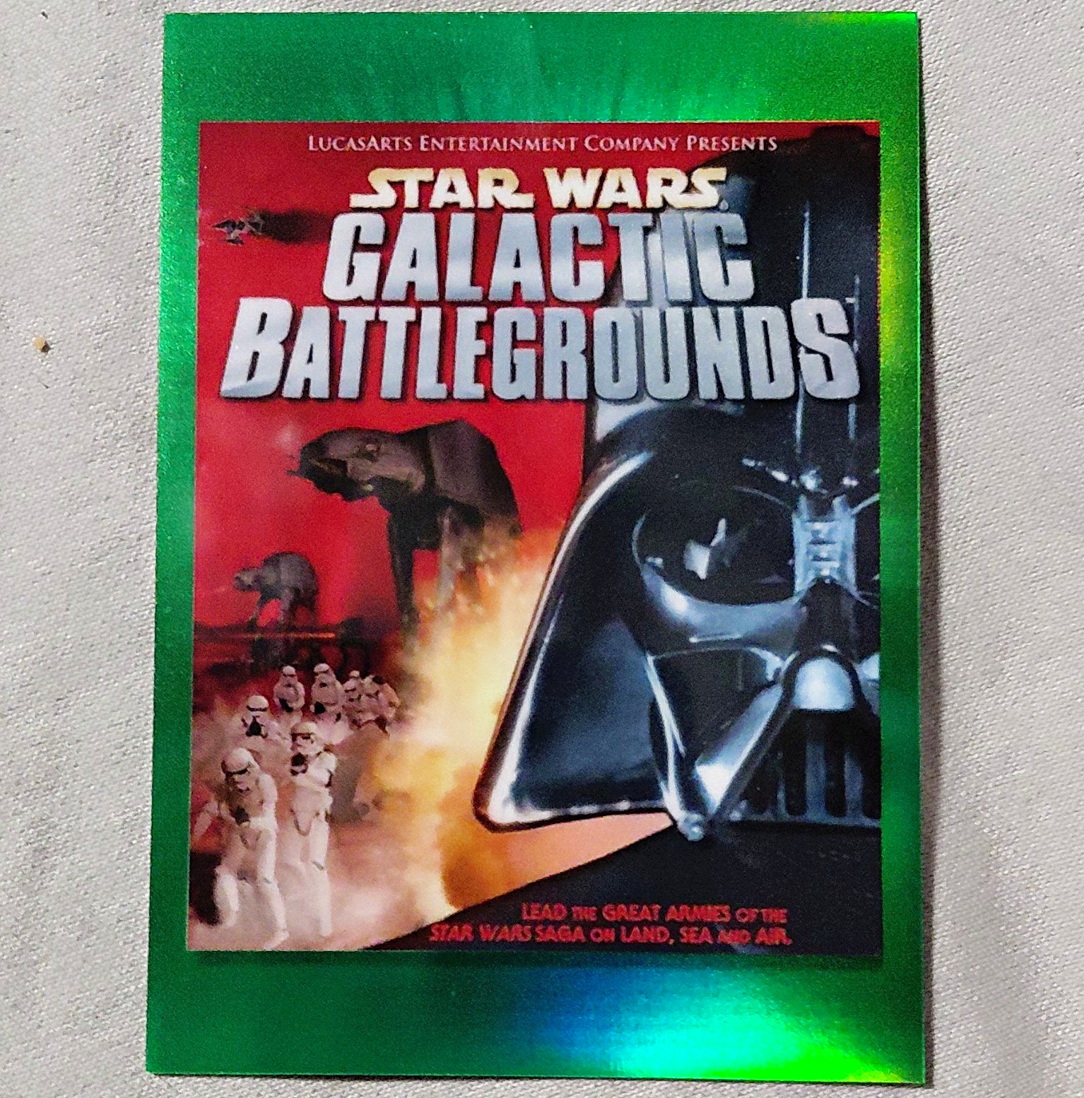 Topps 2001 Star Wars Galaxy Gameplay Galaxy Art GG-17 Darth Vader #94/99