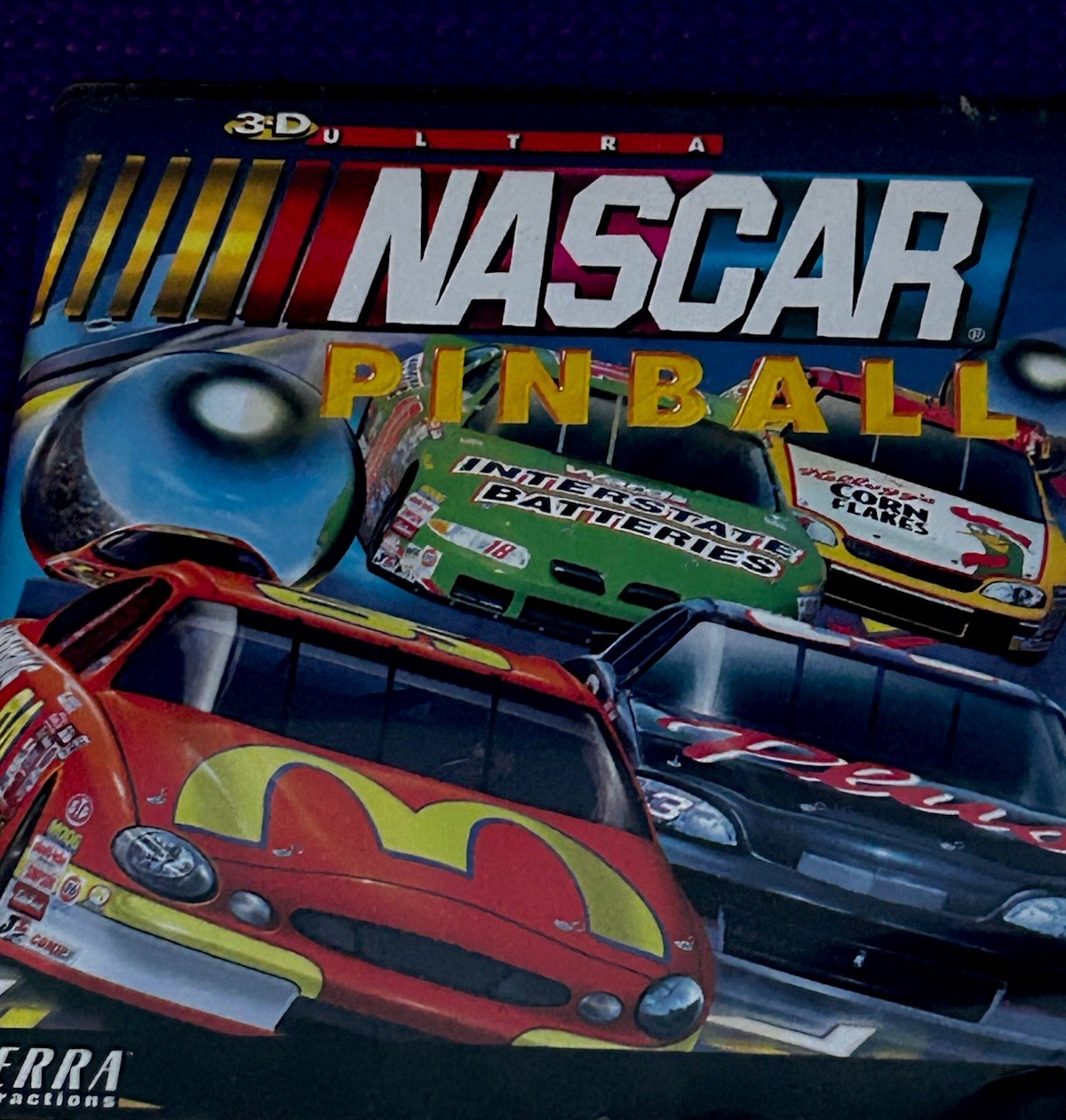 3D ULTRA PINBALL — NASCAR, PC CD-ROM, Sierra, 1998, Clean, 