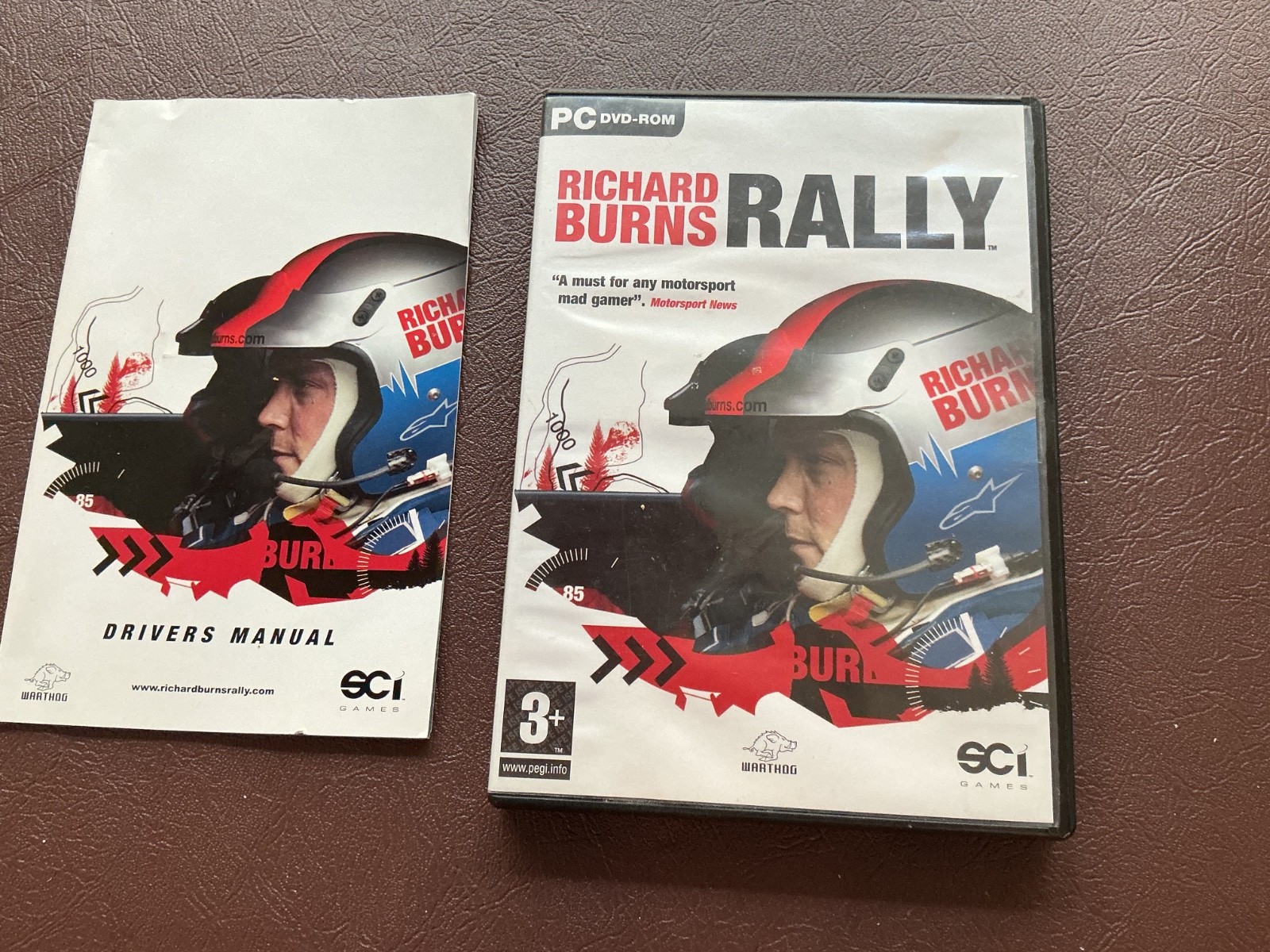 RICHARD BURNS RALLY PC DVD-ROM RACING. WITH MANUAL