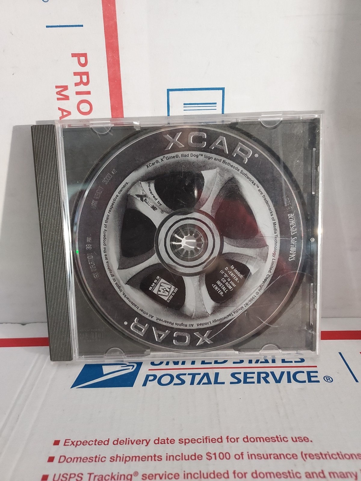 X-Car Experimental Racing PC CD Rom Game Bethesda 1997 Disc Only - #136