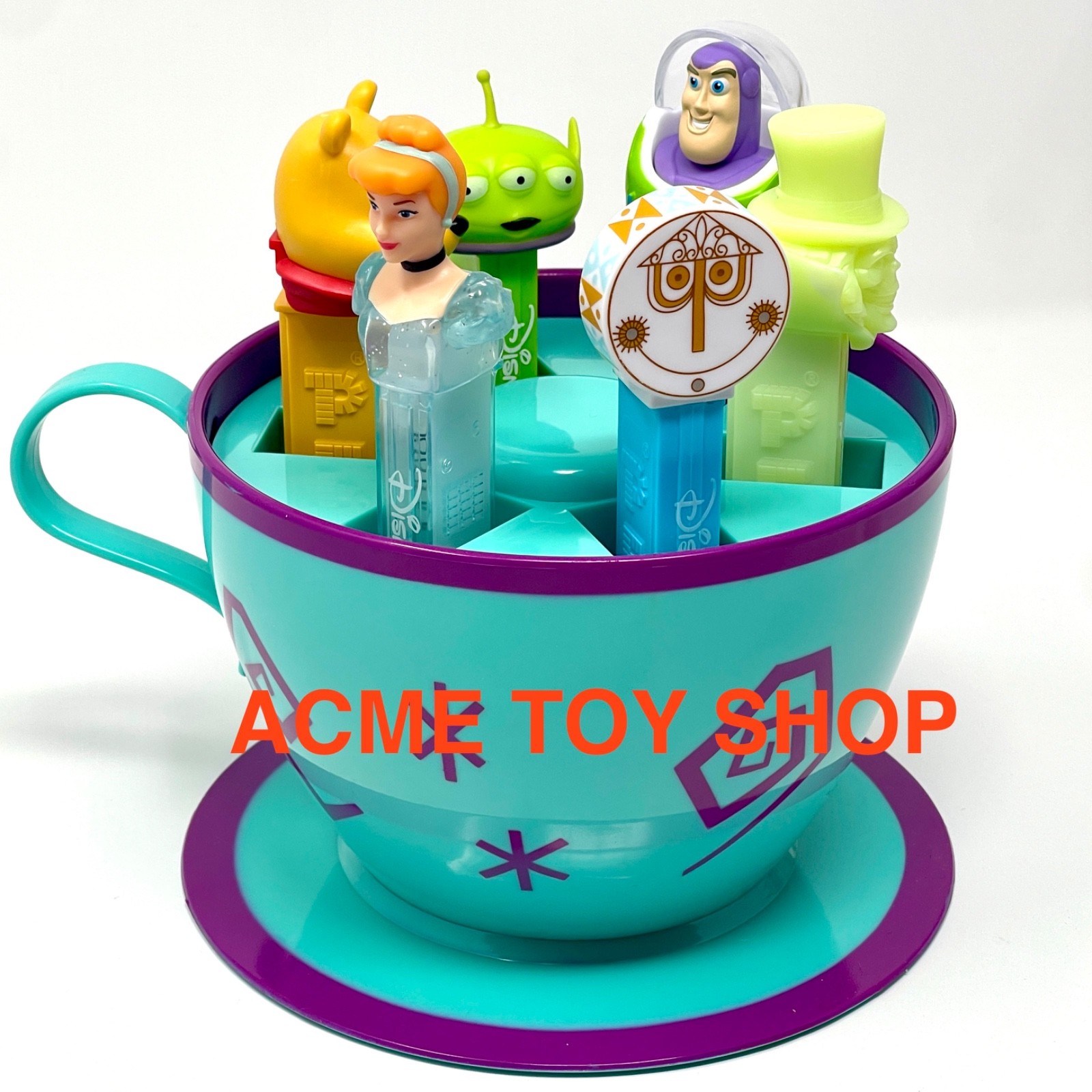 2026 Disney Parks Exclusive Mad Tea Party Teacup PEZ Display Holder - New in Box