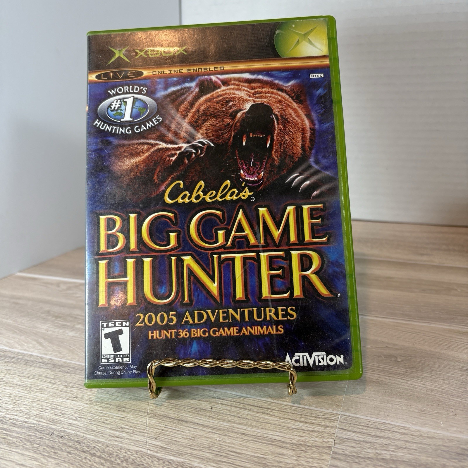 Cabela's Big Game Hunter 2005 Xbox CIB Complete Tested Hunt 36 Game Animals
