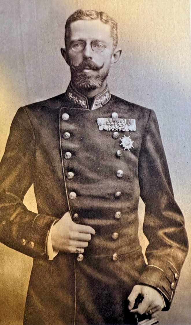 1915 Vintage Illustration Gustaf V King of Sweden