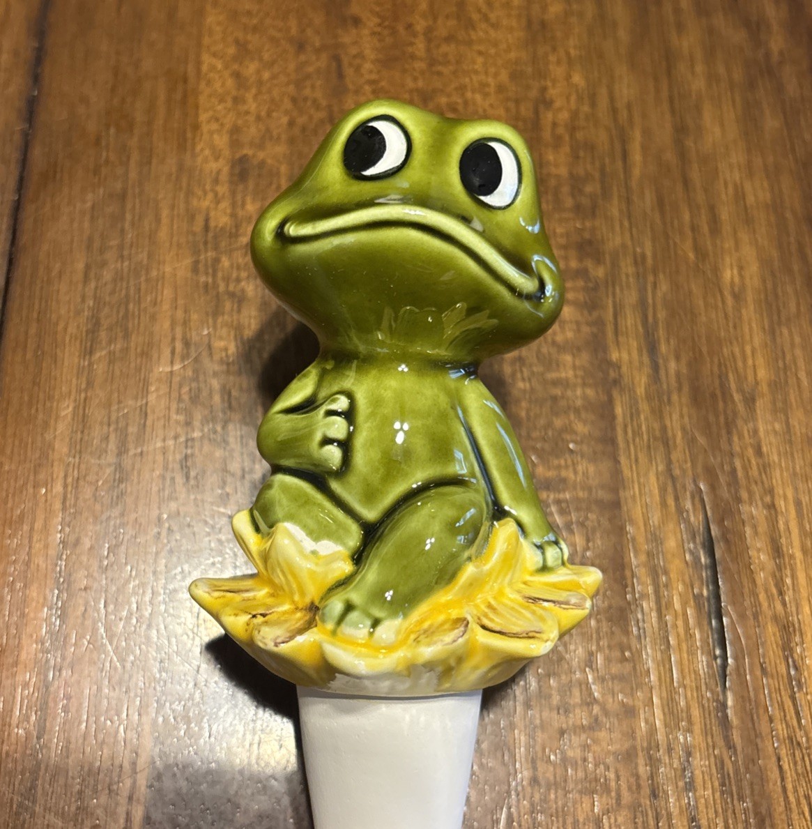 Rare HTF Vintage Sears Neil the Frog Family Plant Watering Spike BRAND NEW 70s