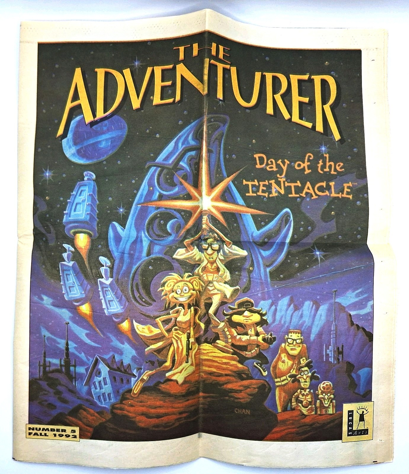 Lucas Arts The Adventurer Journal Number 5 - Day of the Tentacle Fall 1992 GUC