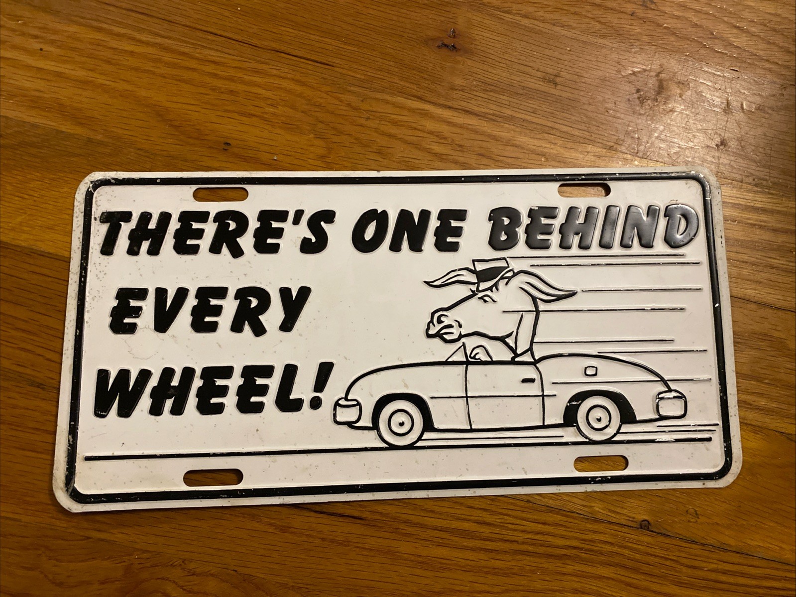 Vintage License Plate 