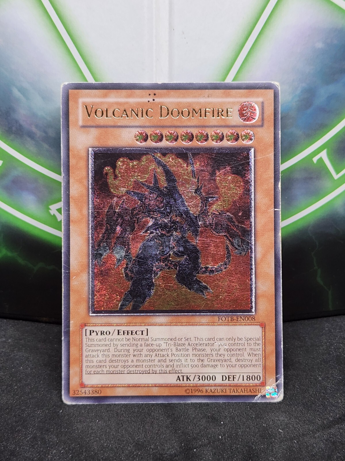 Yugioh Volcanic Doomfire FOTB-EN008 Ultimate Rare HP