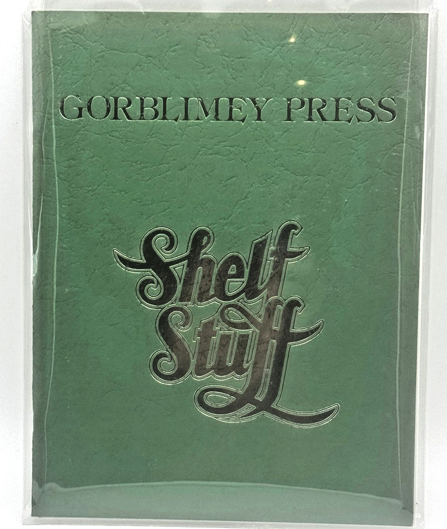 Barry Windsor Smith Gorblimey Press  Shelf Stuff  1975 Green Cover - RARE