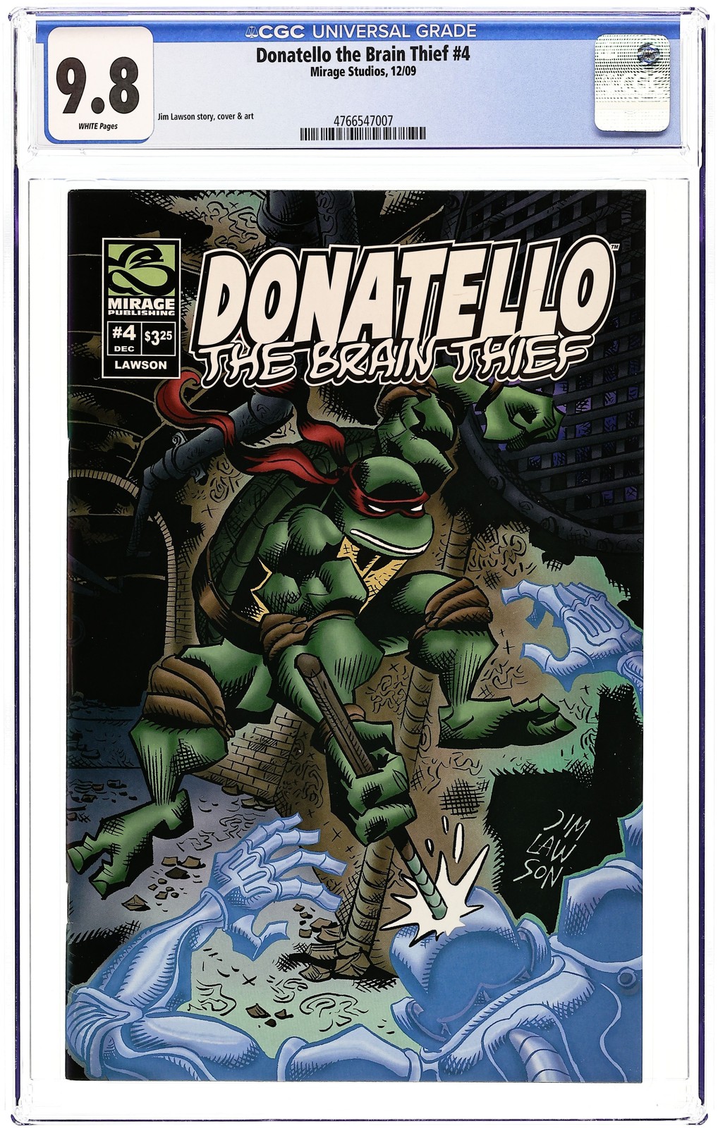 Donatello Brain Thief #4 CGC 9.8 2009 4766547007
