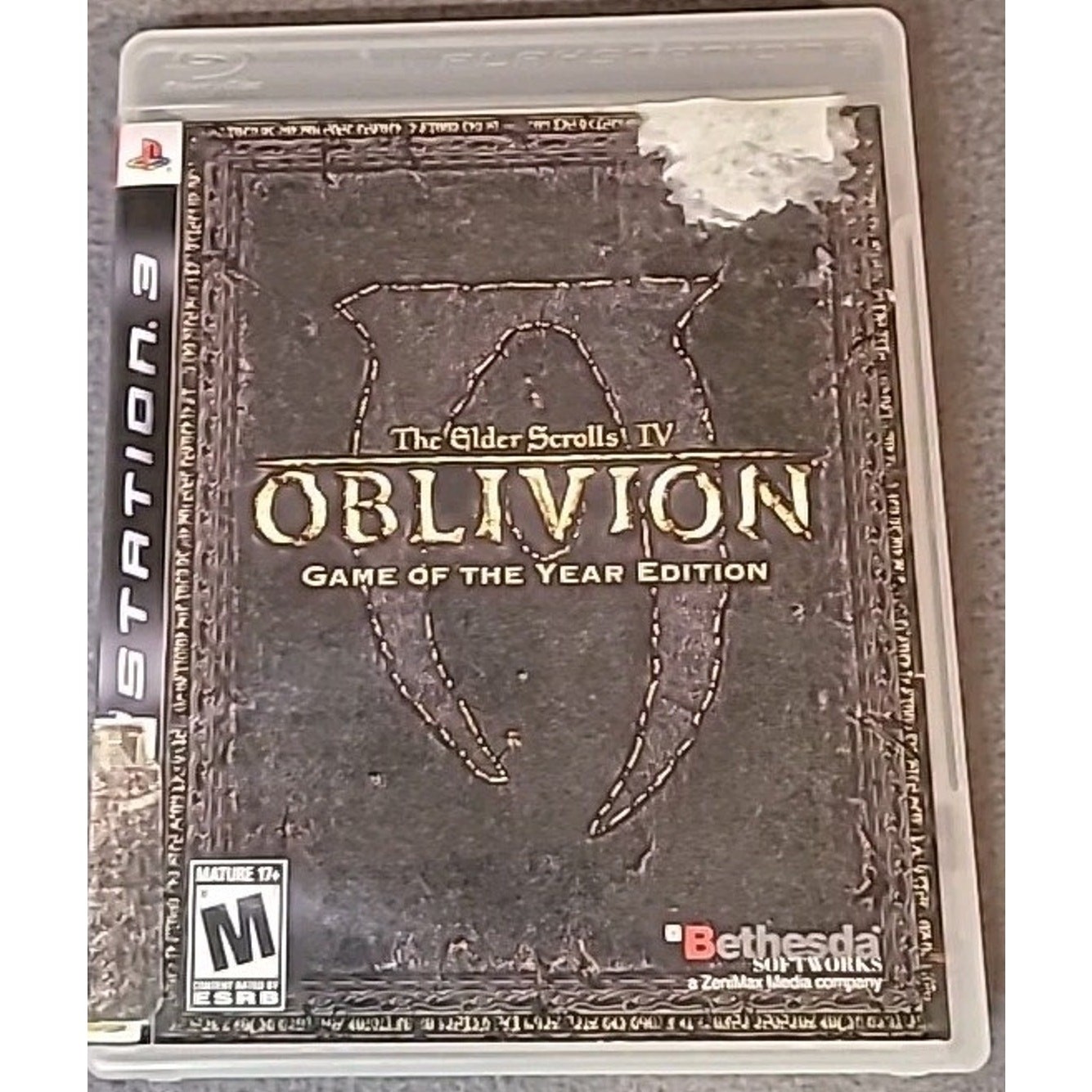 Sony PlayStation 3 PS3 The Elder Scrolls IV: Oblivion GOTY Edition Tested Works