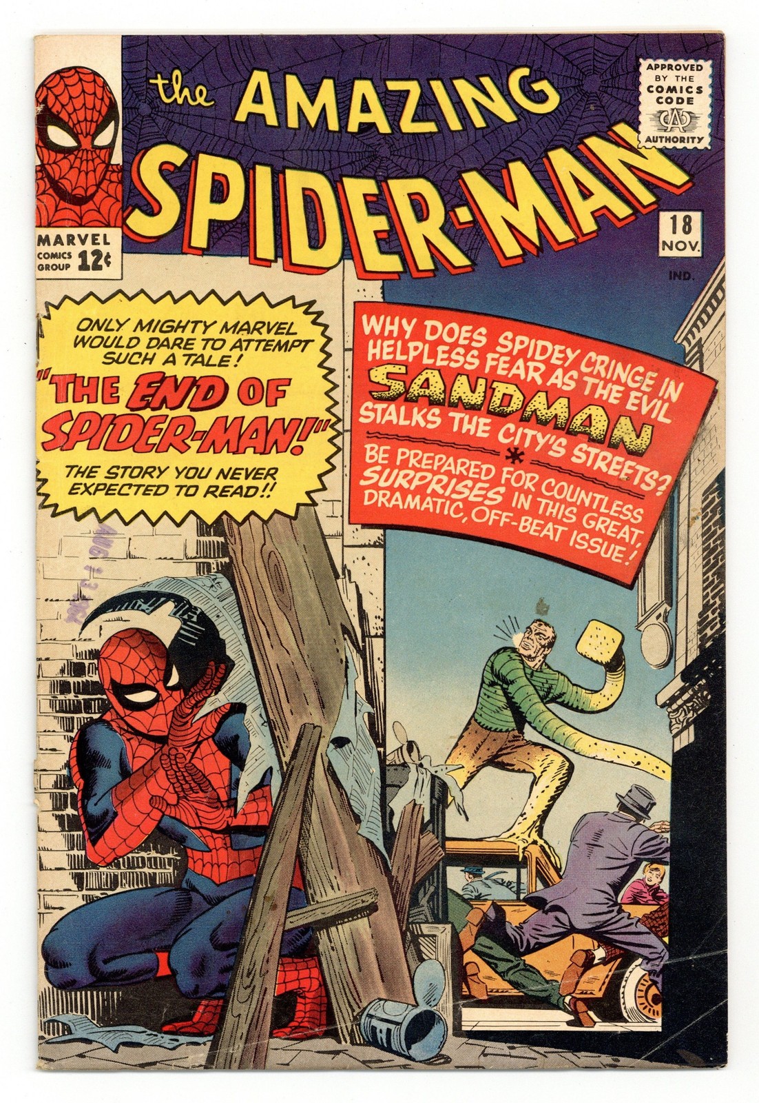 Amazing Spider-Man #18 VG- 3.5 1964