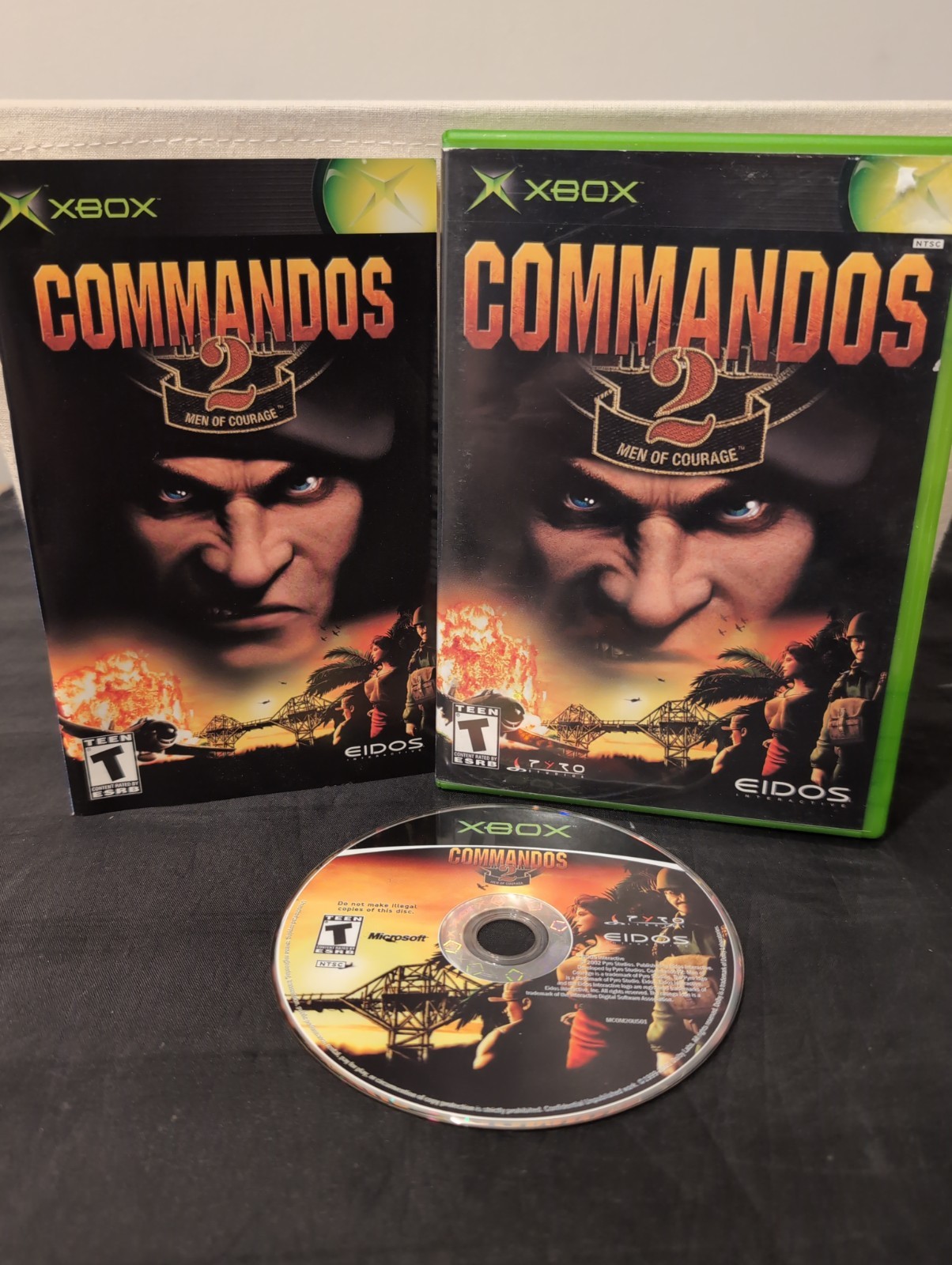 Commandos 2: Men of Courage for Microsoft XBOX Complete 