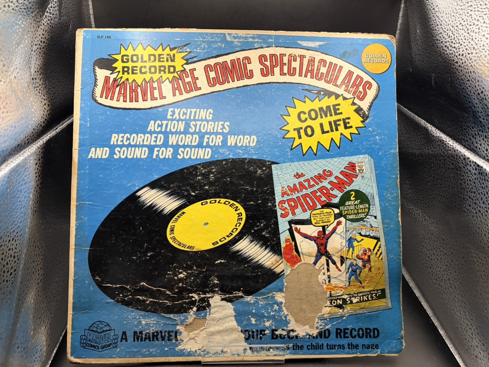 Amazing Spider-Man 1 Golden Record 1966 Marvel Album Only Rare HTF OOP Works 