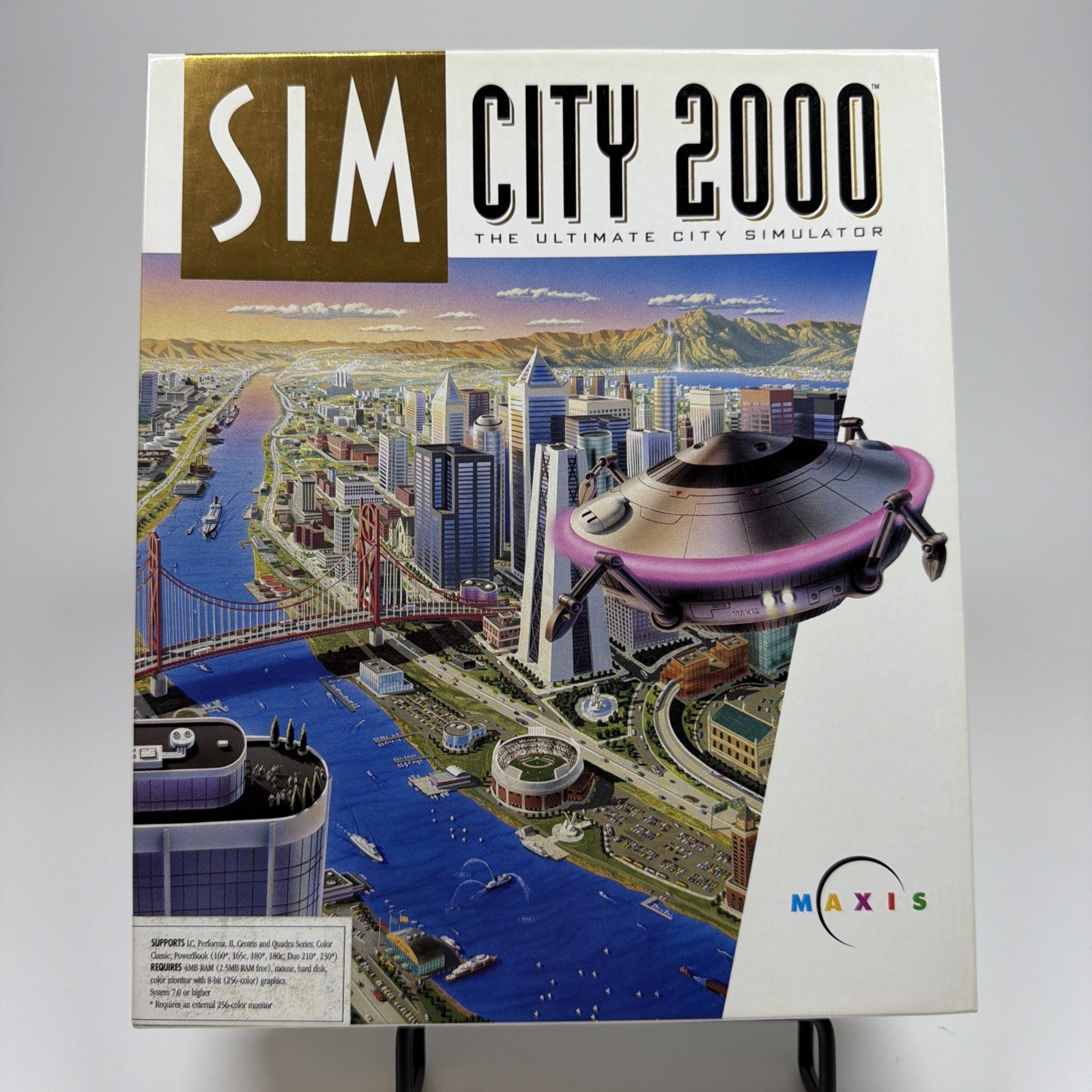 Sim City 2000 for Macintosh / Power Mac Vintage 1993 Computer Game COMPLETE